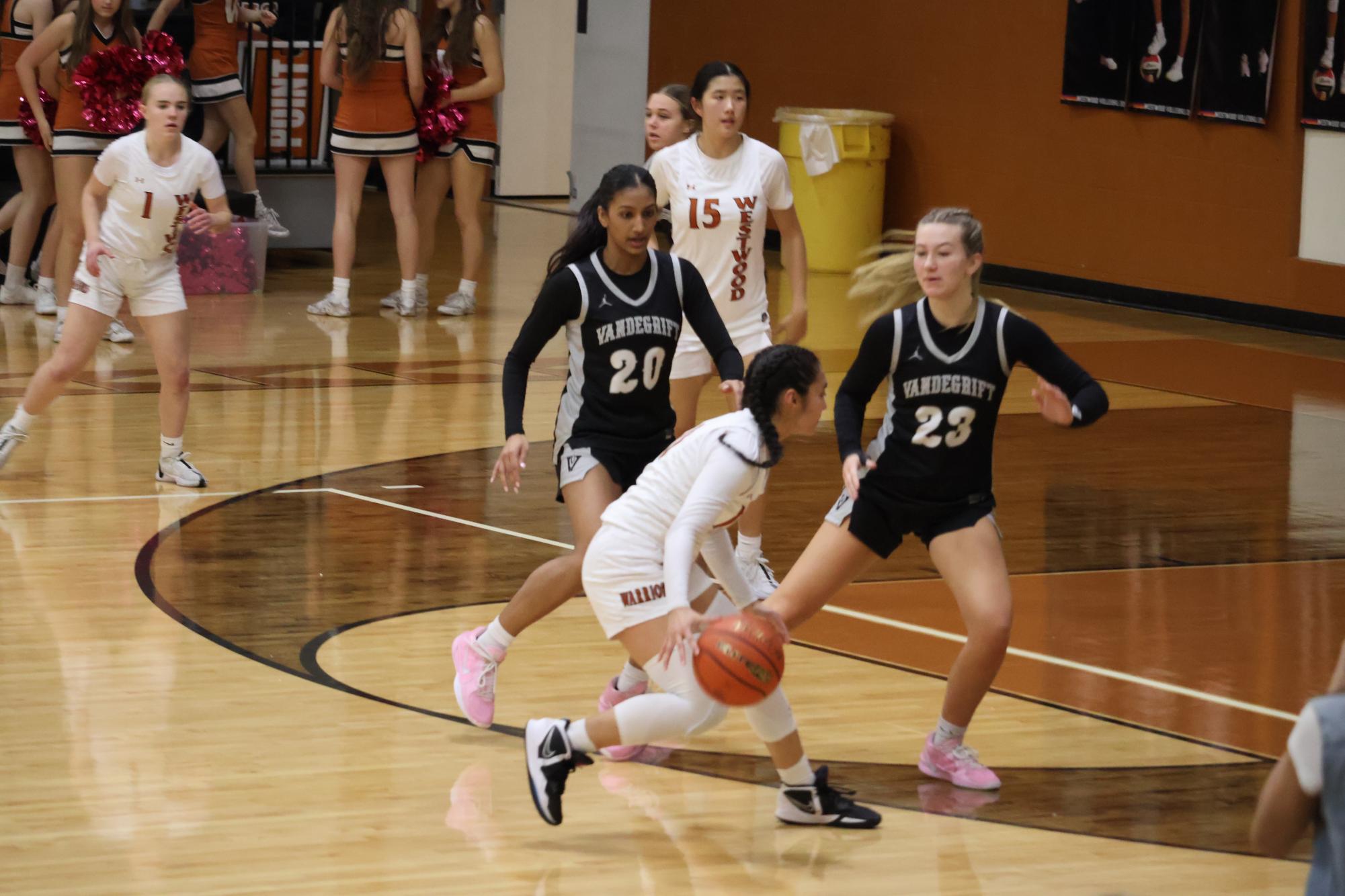 Girls Varsity Basketball Bitten by Vandegrift Vipers