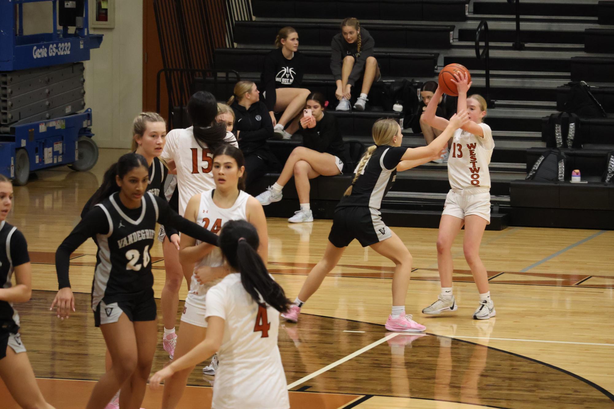 Girls Varsity Basketball Bitten by Vandegrift Vipers