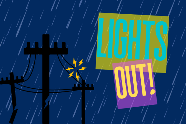 Requiring a complete blackout to be fixed, a fallen pole caused by the heavy rain led to an early dismissal on Wednesday, Dec. 4. Benefitting inconvenienced students and faculty alike, the day off in the middle of the week allowed for a break from the academic pressure of the week. 