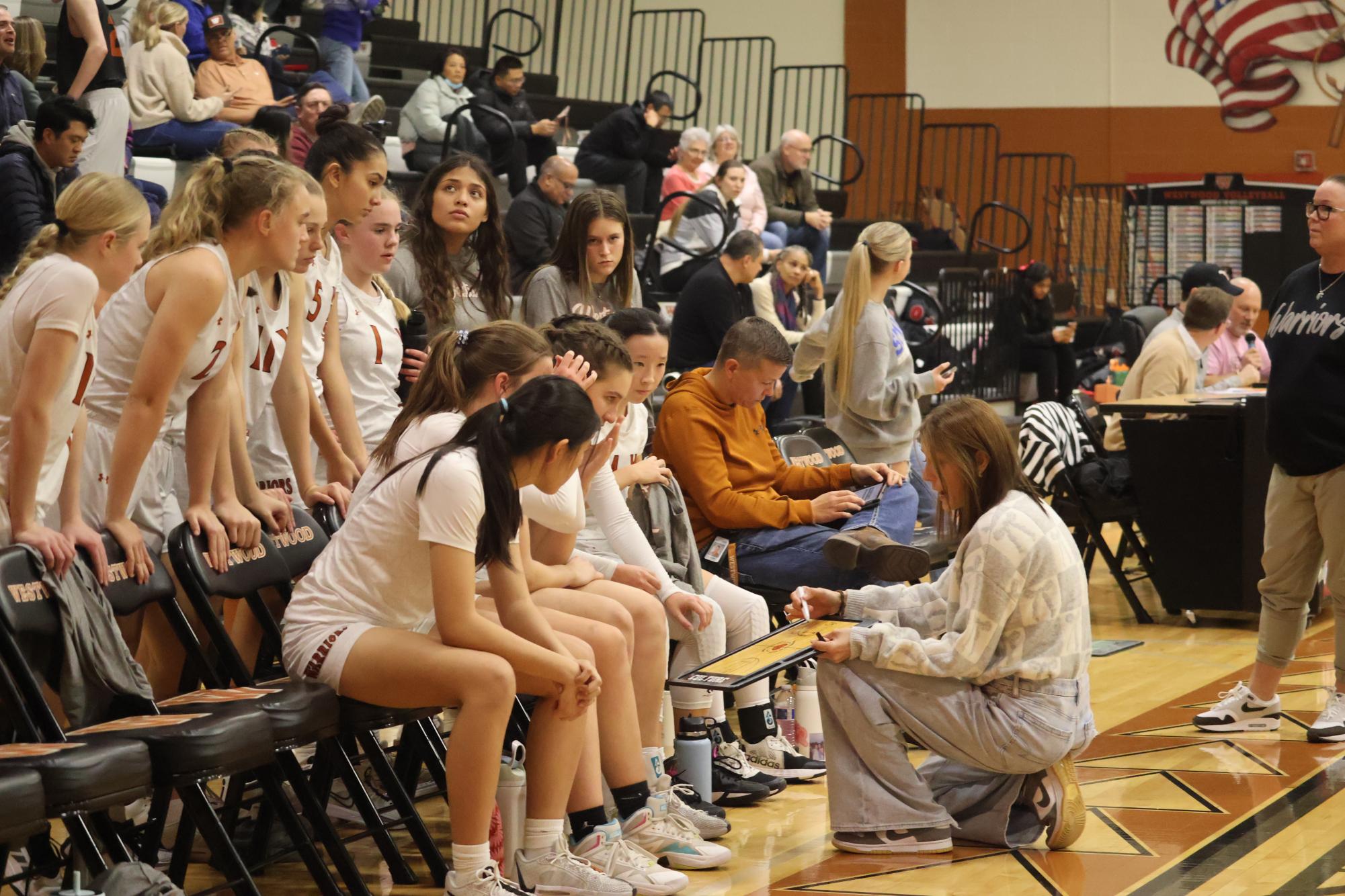 Varsity Girls Basketball Defeated 57-33 by Vista Ridge Rangers