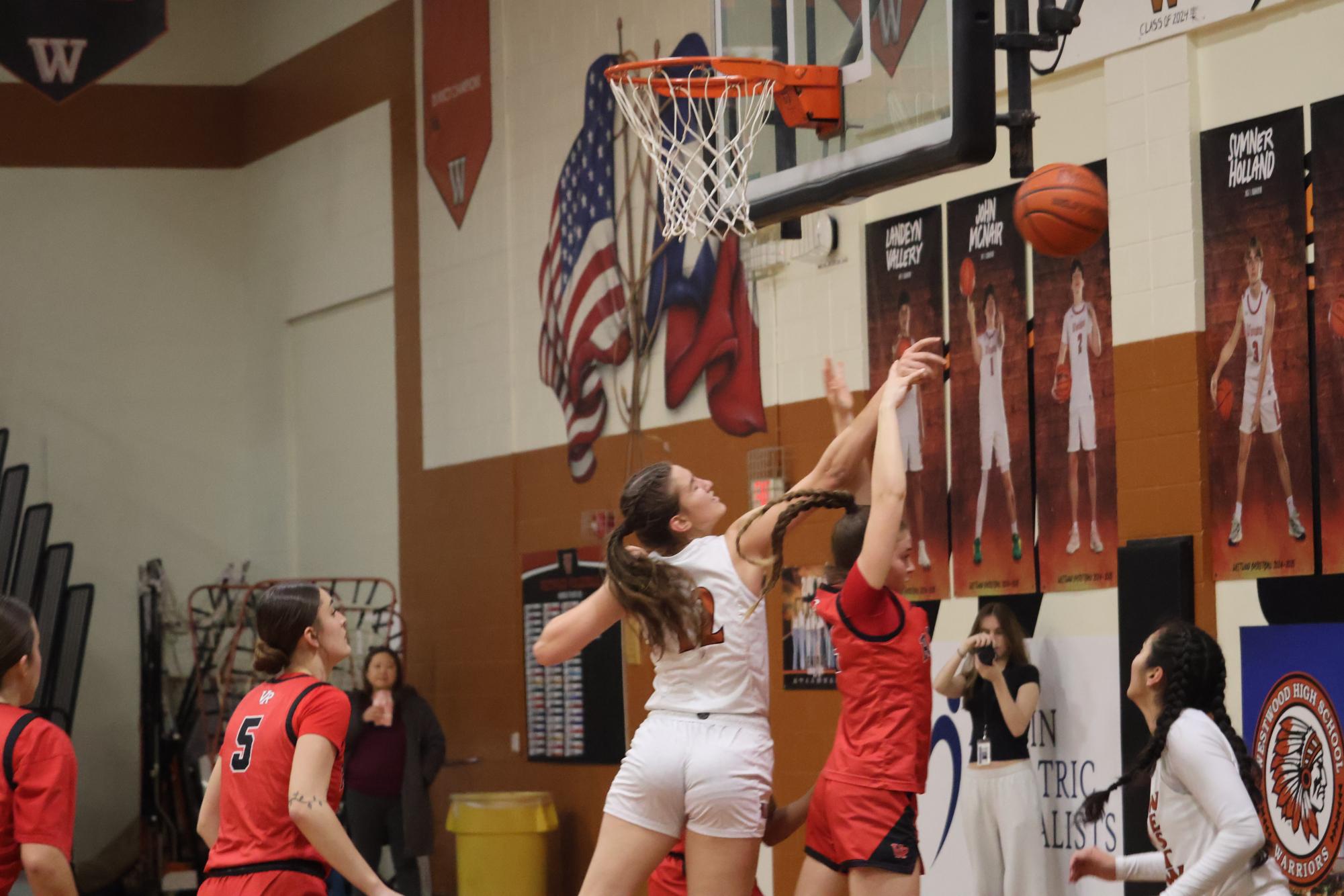 Varsity Girls Basketball Defeated 57-33 by Vista Ridge Rangers