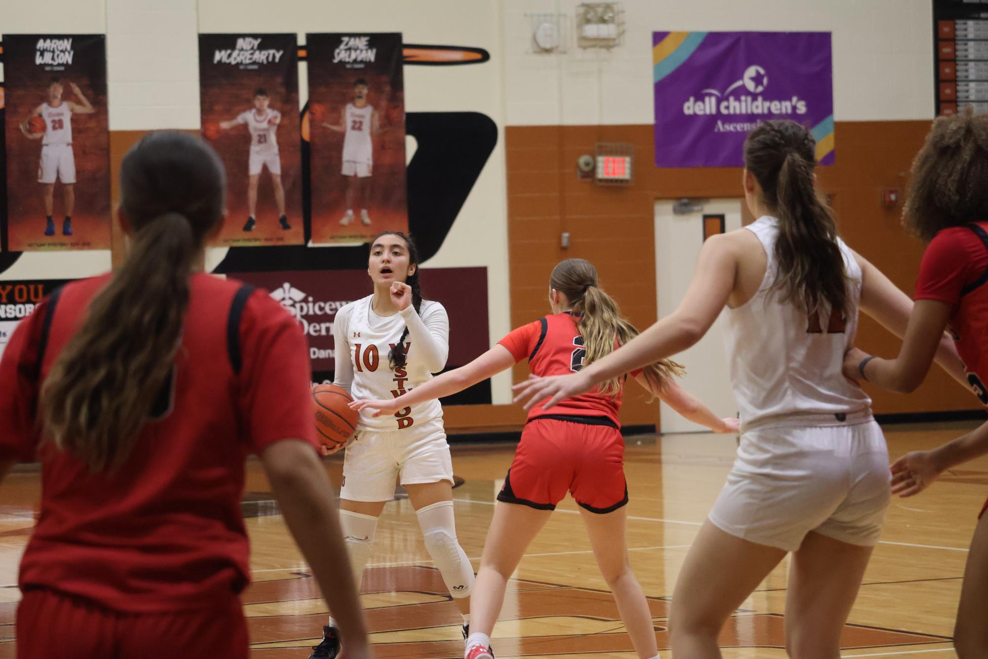 Varsity Girls Basketball Defeated 57-33 by Vista Ridge Rangers