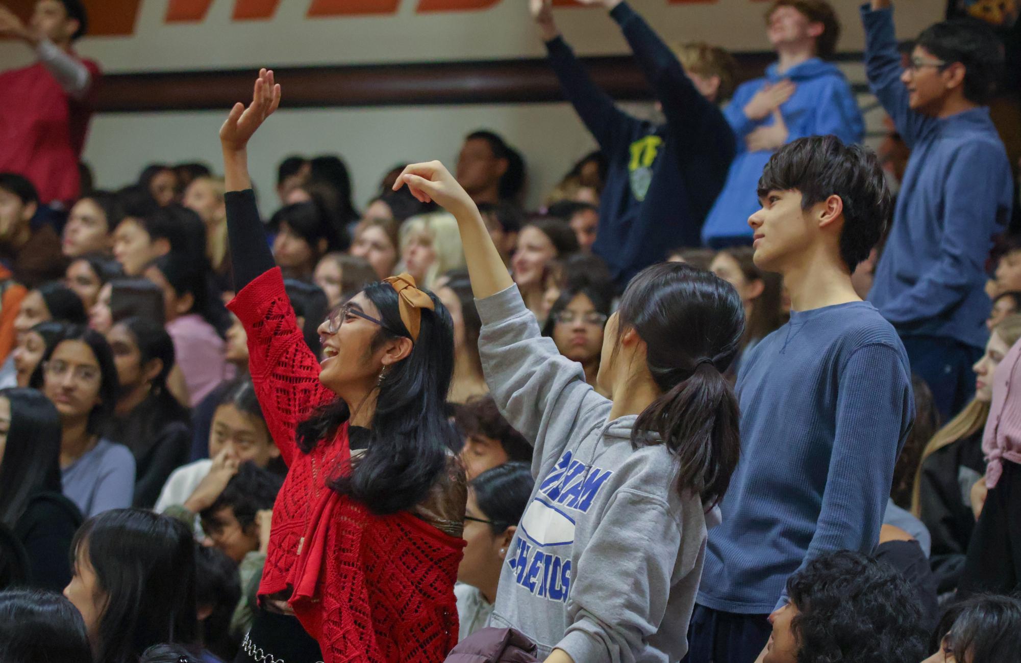 Students Showcase Renewed Energy at First Pep Rally of New Year