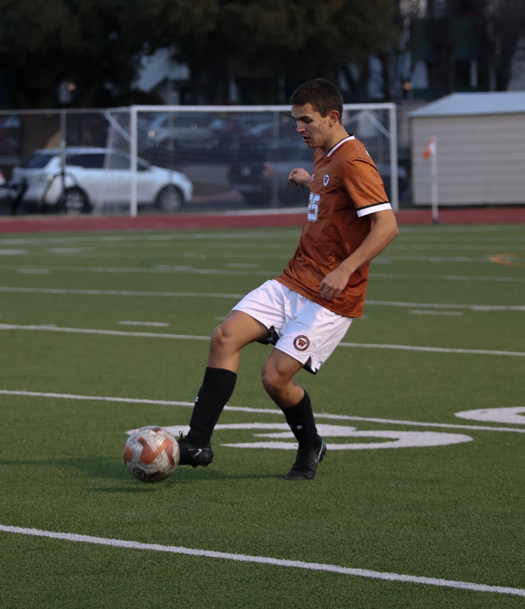 Varsity Boys Soccer Deconstructs the Manor Mustangs 3-2 in Third District Game