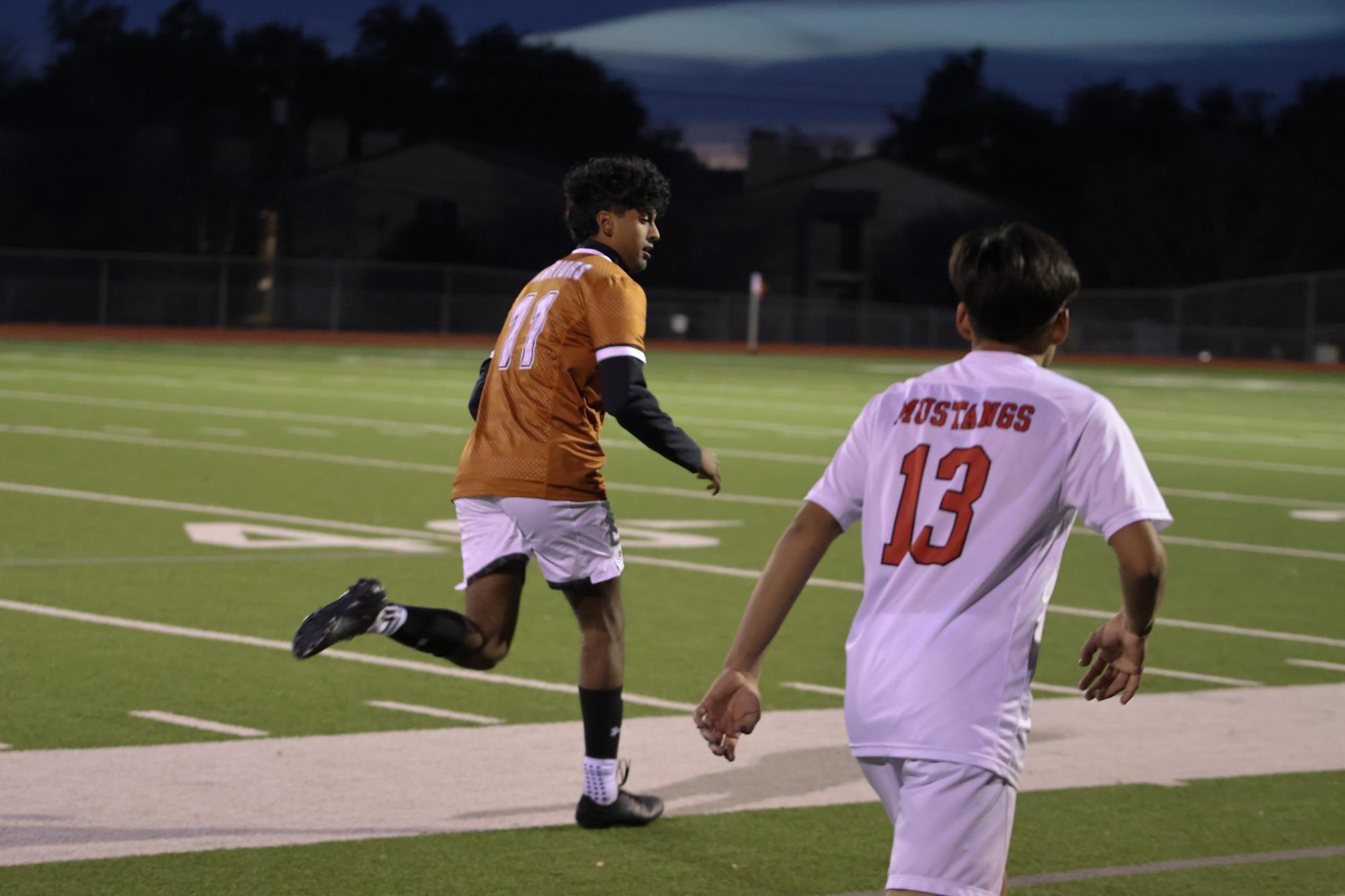 Varsity Boys Soccer Deconstructs the Manor Mustangs 3-2 in Third District Game