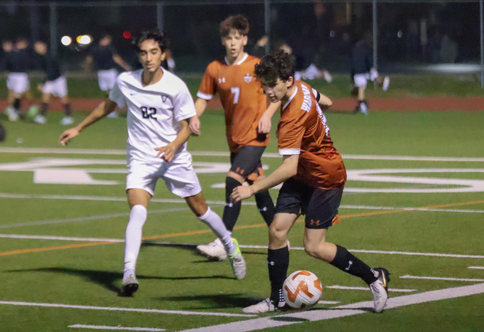 Boy’s JV Orange Soccer Team Bit by Vandegrift Vipers 2-1