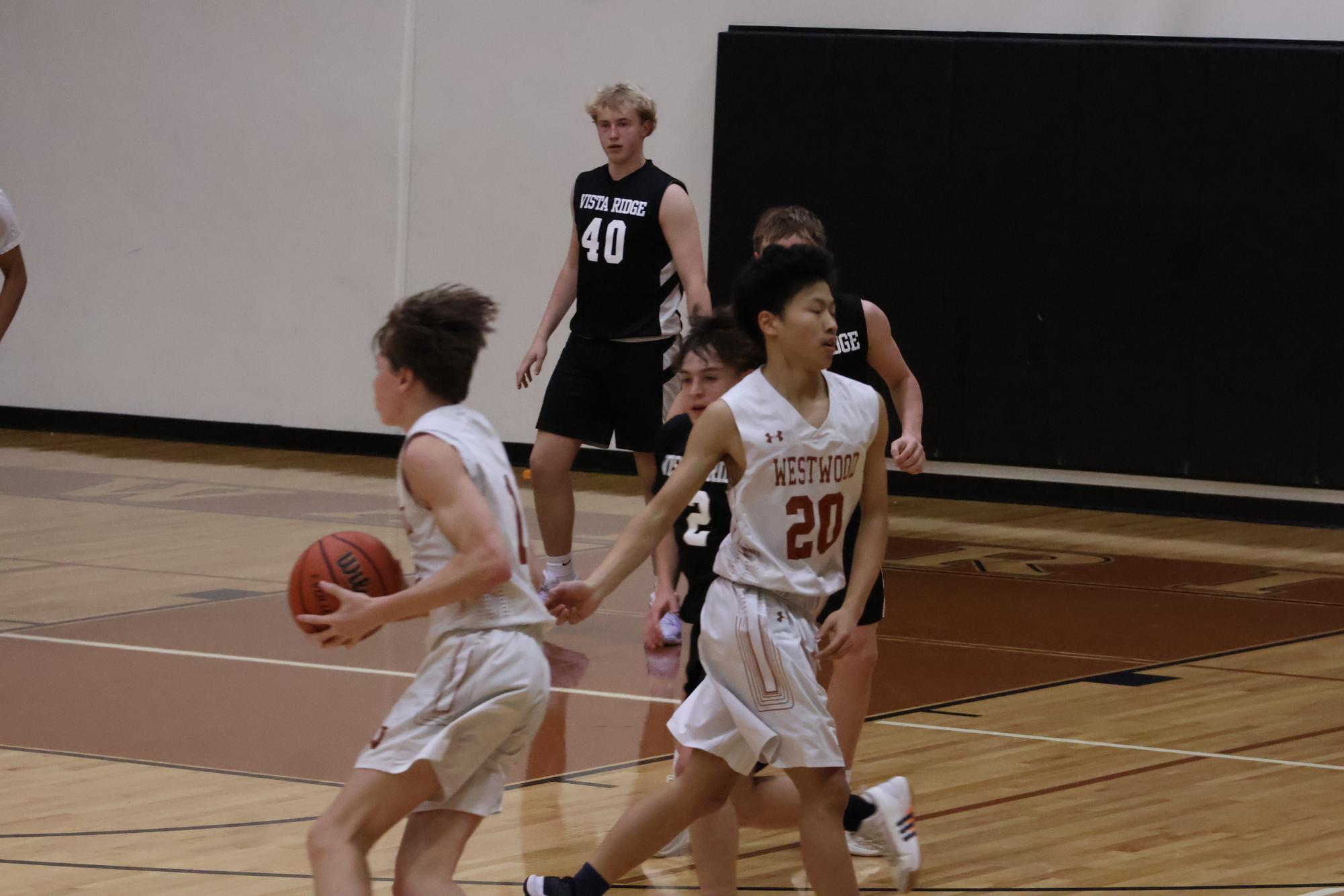 Freshman Boys Orange Basketball Fights Out Victory Against Vista Ridge