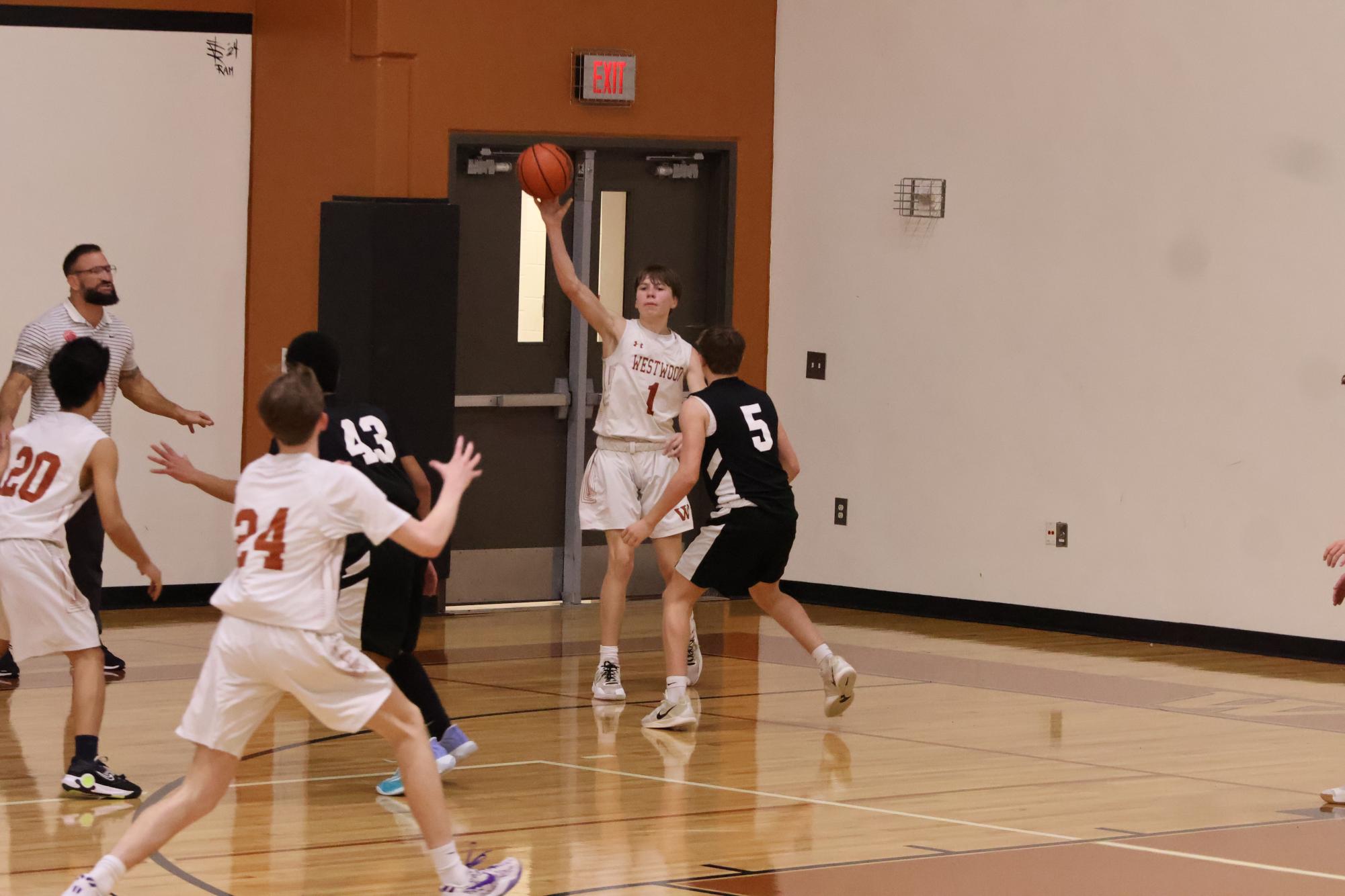 Freshman Boys Orange Basketball Fights Out Victory Against Vista Ridge