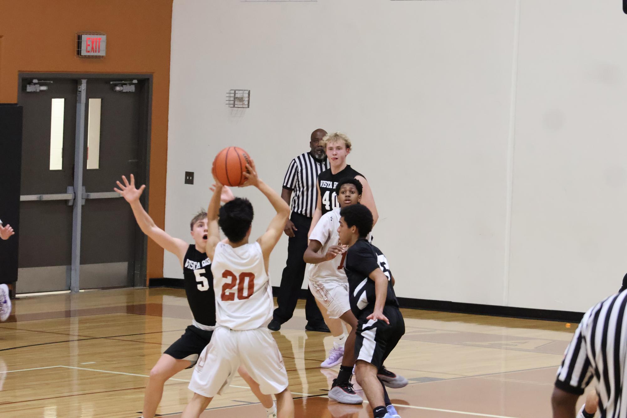 Freshman Boys Orange Basketball Fights Out Victory Against Vista Ridge