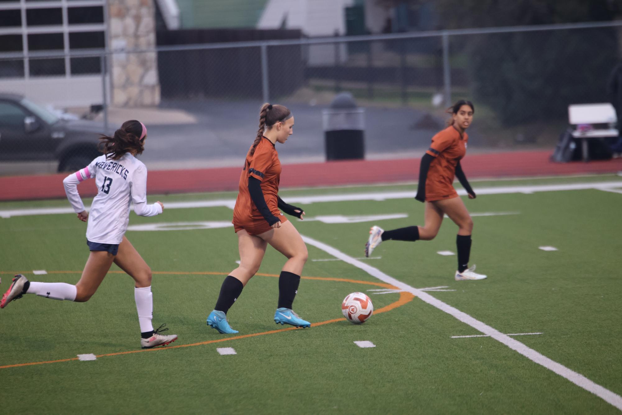 JV Women’s Soccer Shuts Out McNeil Mavericks 3-0