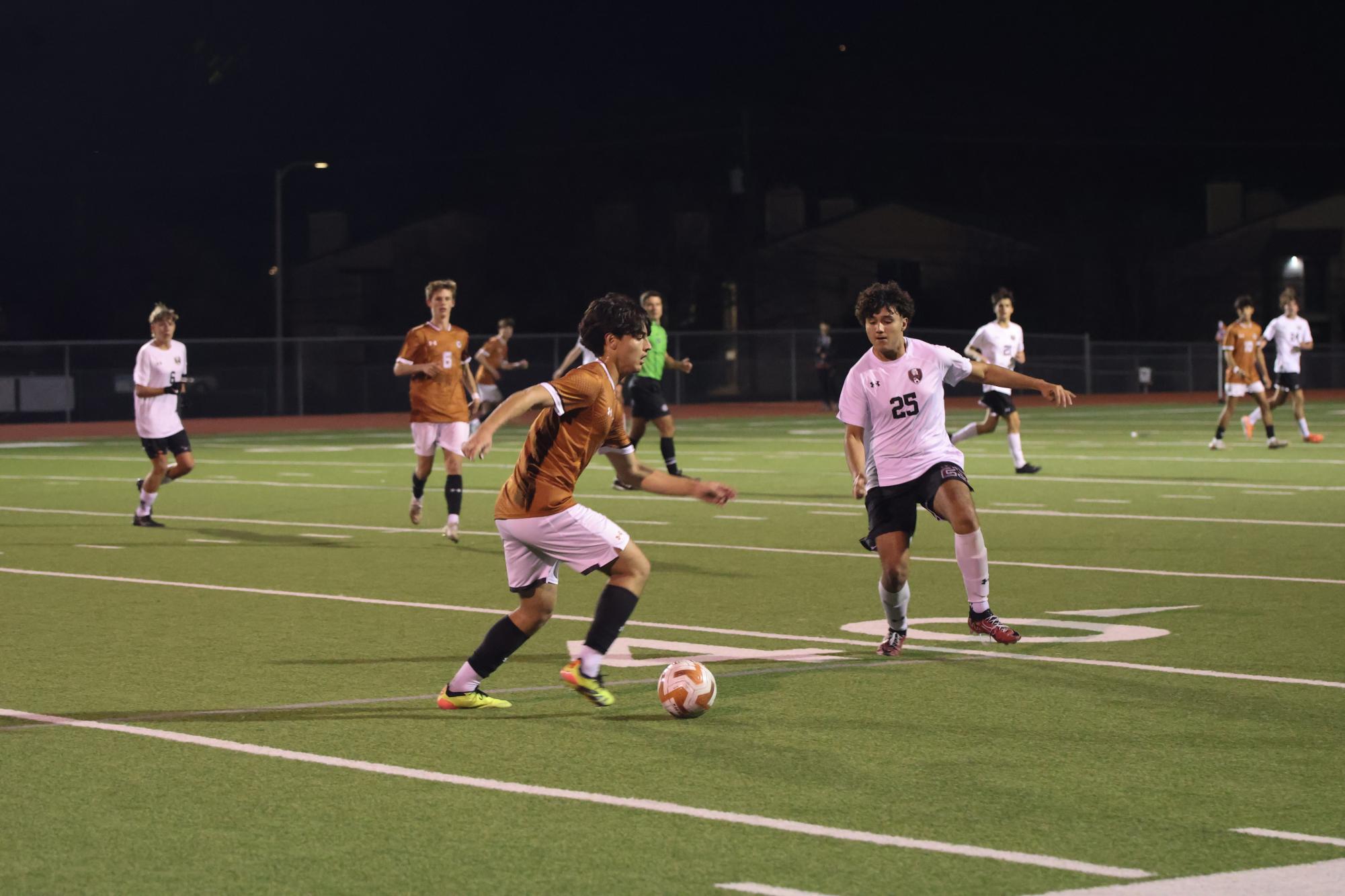 Varsity Boys Soccer Ties Intense Game Against Dragons