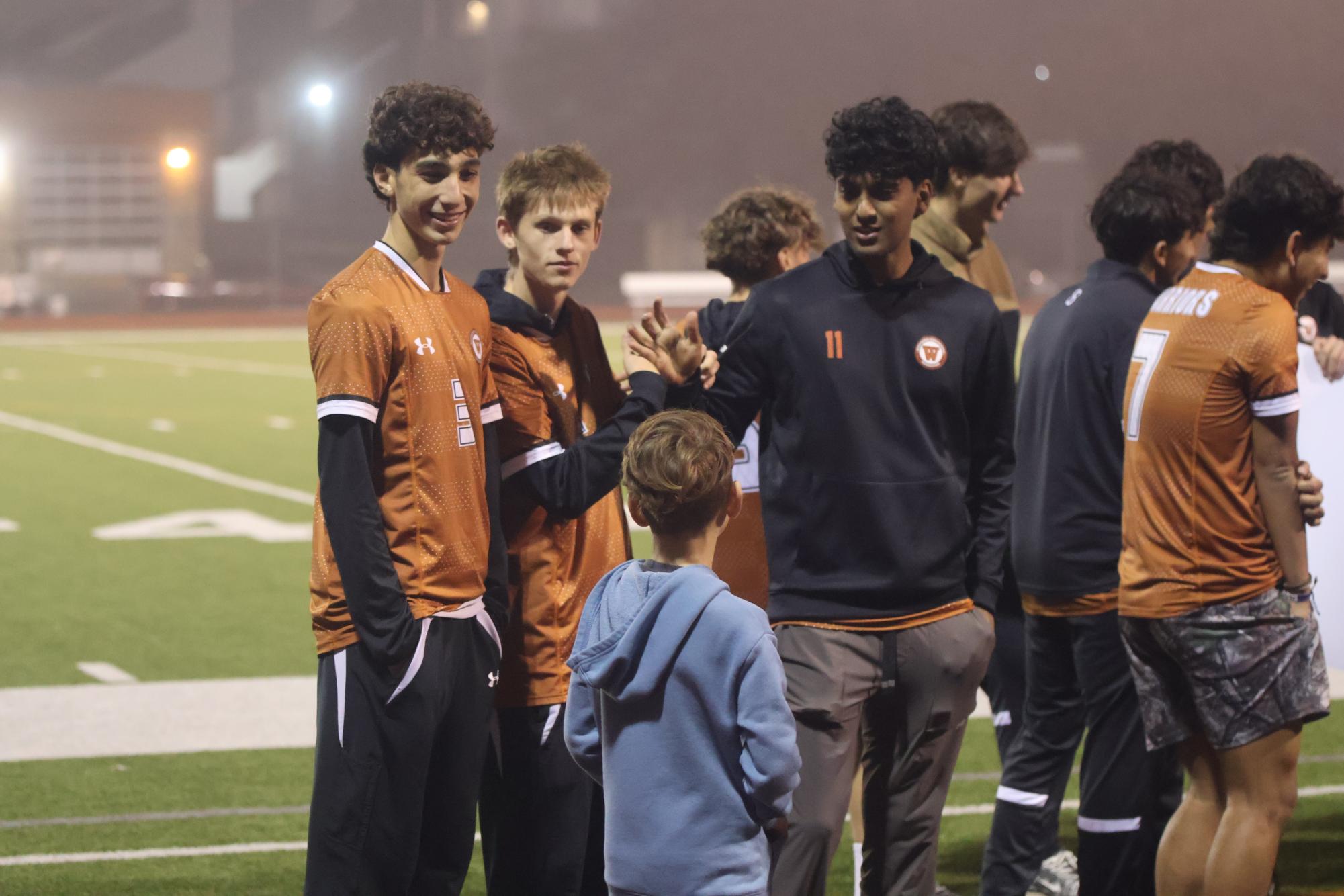 GALLERY: The Varsity Soccer Boys Meet the Future