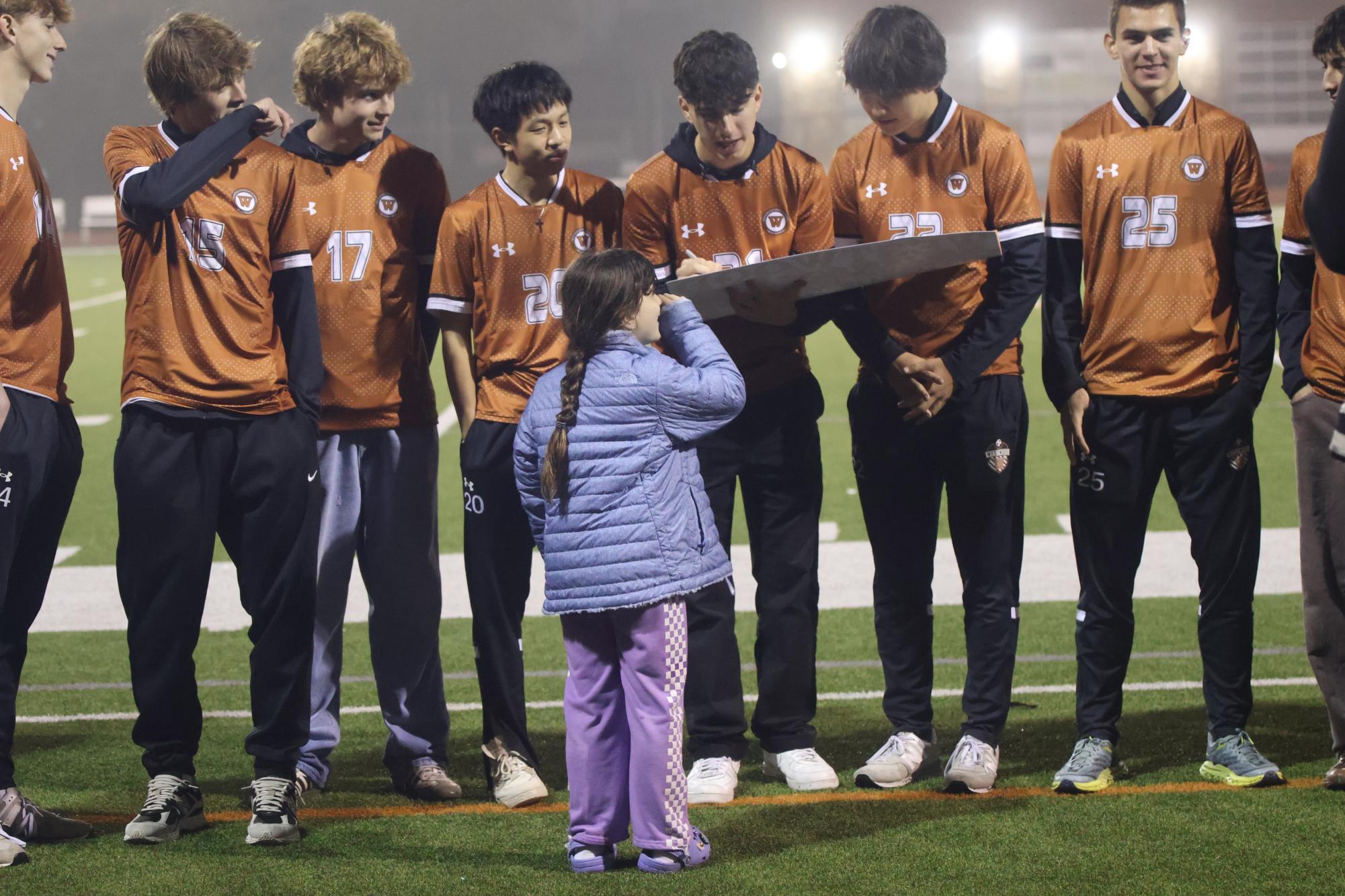 GALLERY: The Varsity Soccer Boys Meet the Future