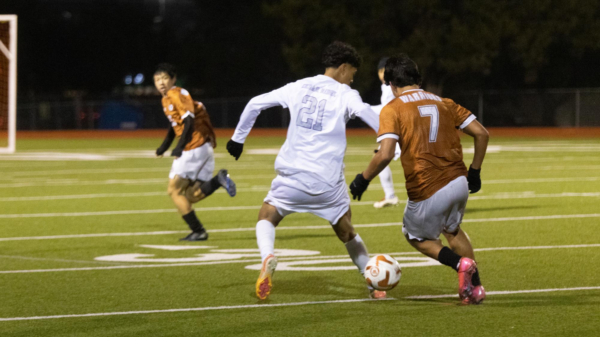 Varsity Boys Soccer Triumphs Against Cedar Ridge 6-1