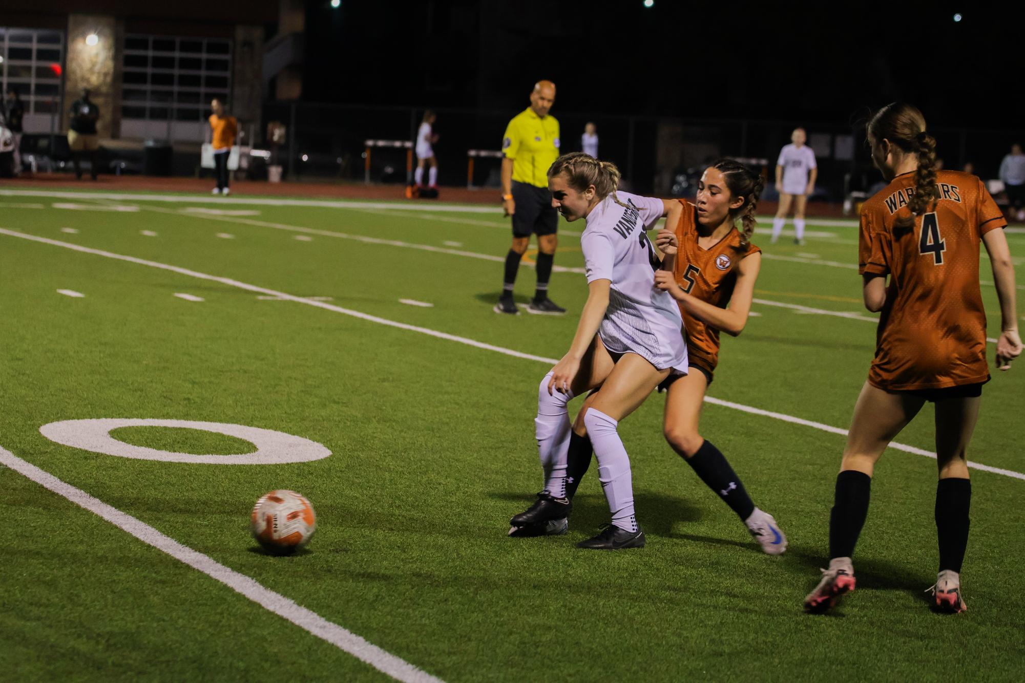 Varsity Women's Soccer Defeats Vandegrift Vipers 2-1 in Last Home Game