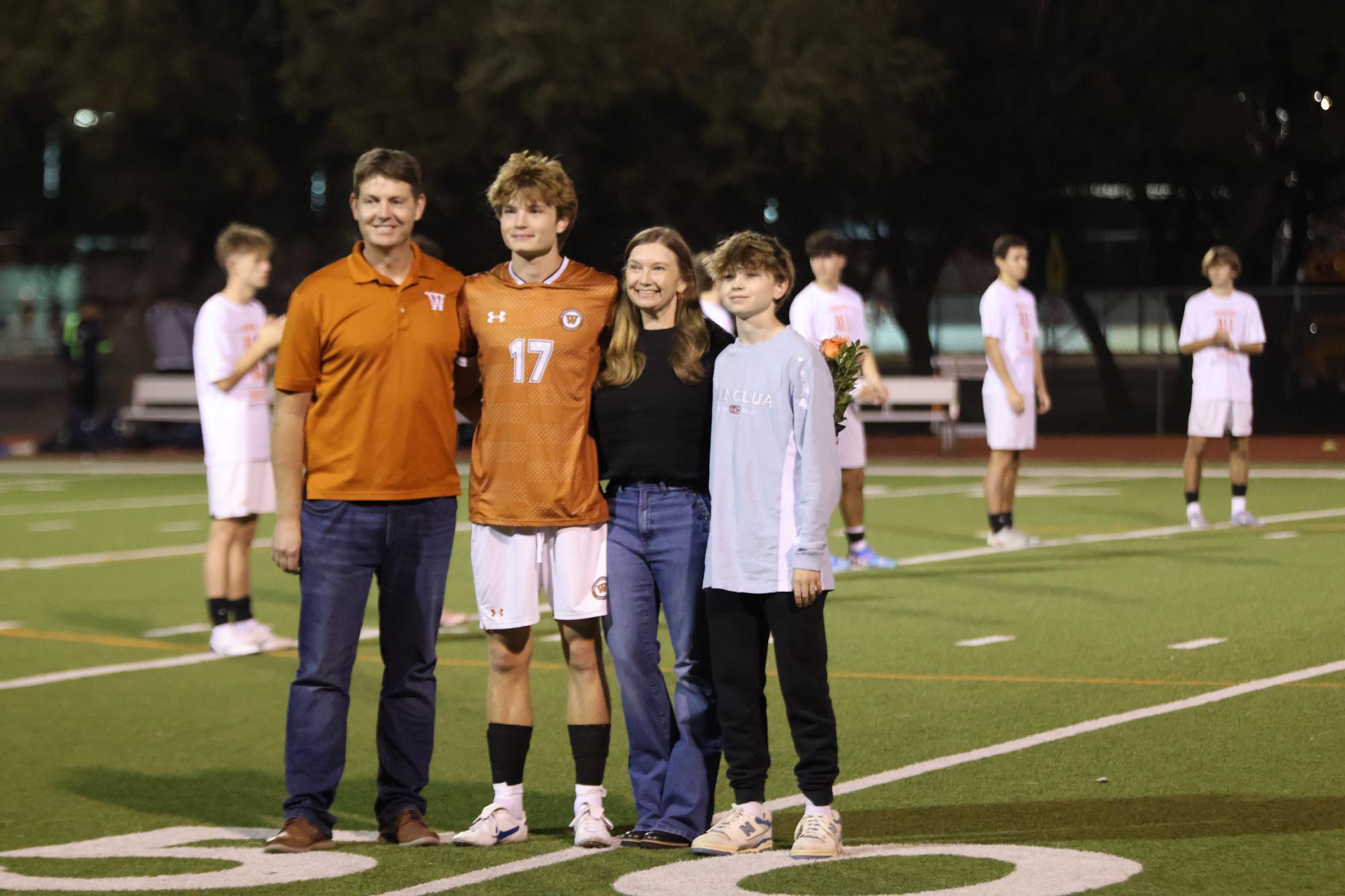 Varsity Boys Soccer Triumphs in Senior Night Game