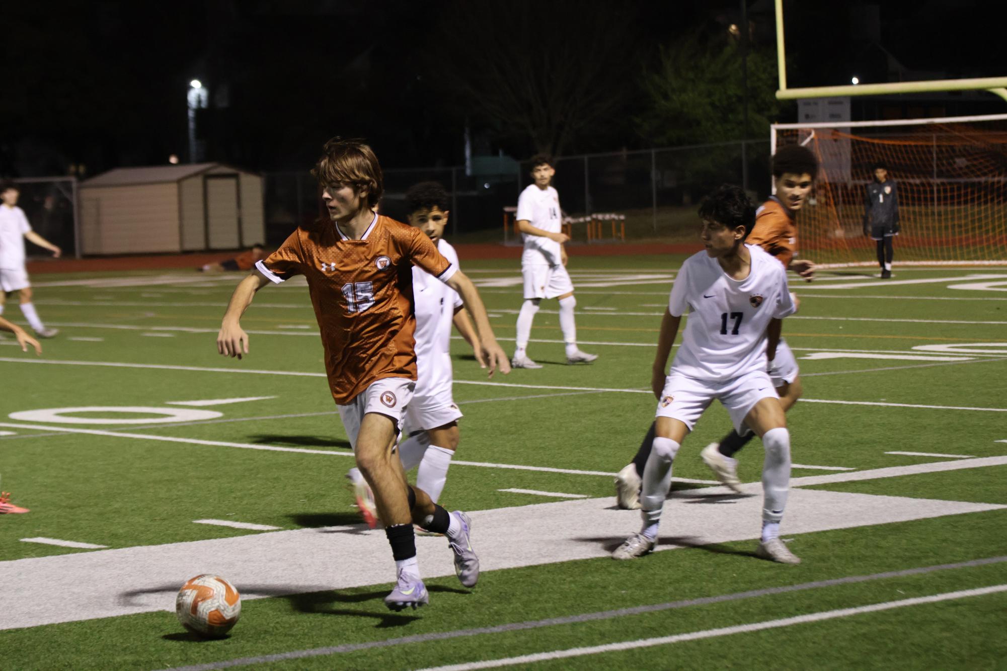 Varsity Boys Soccer Triumphs in Senior Night Game