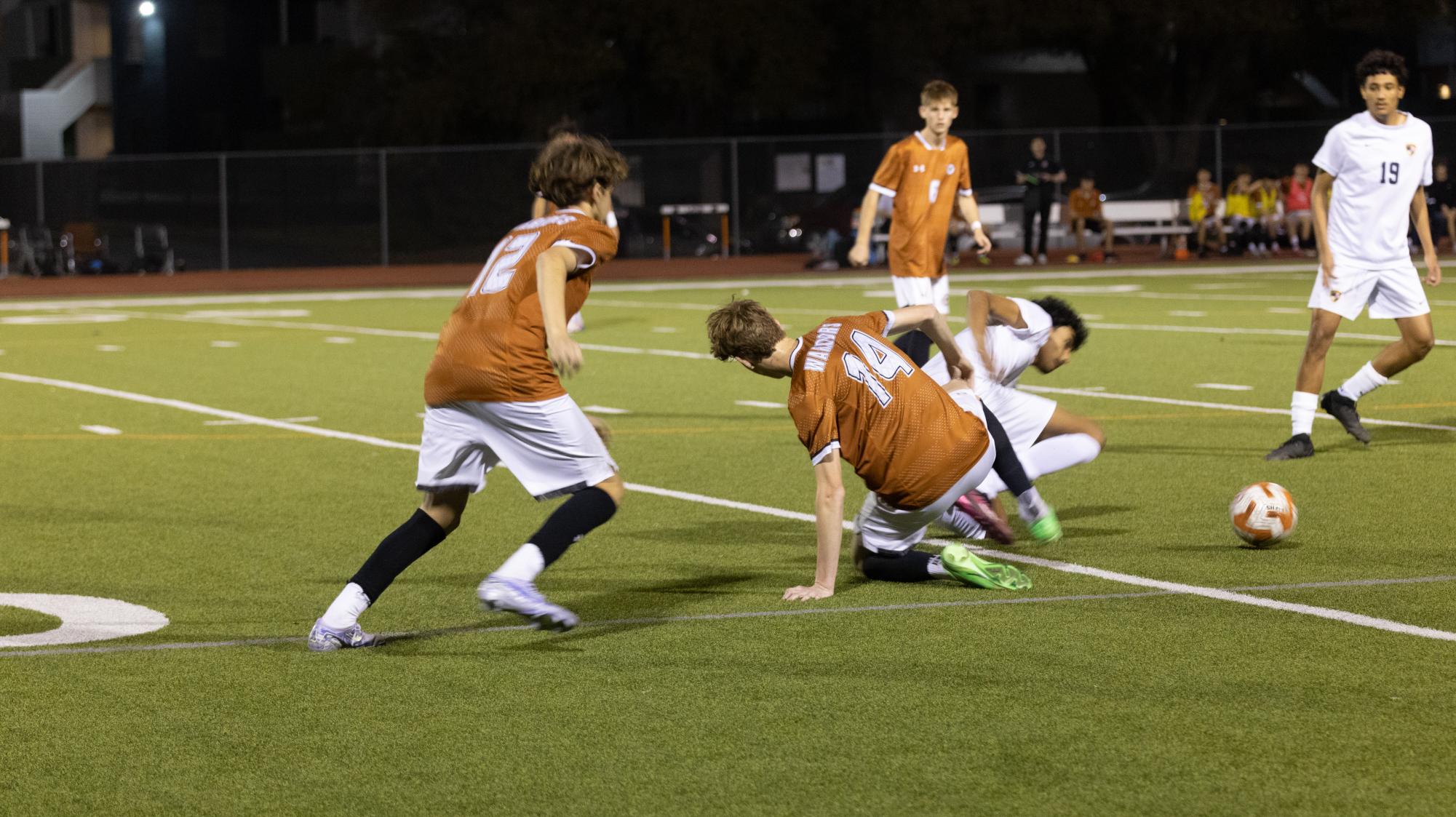 Varsity Boys Soccer Triumphs in Senior Night Game