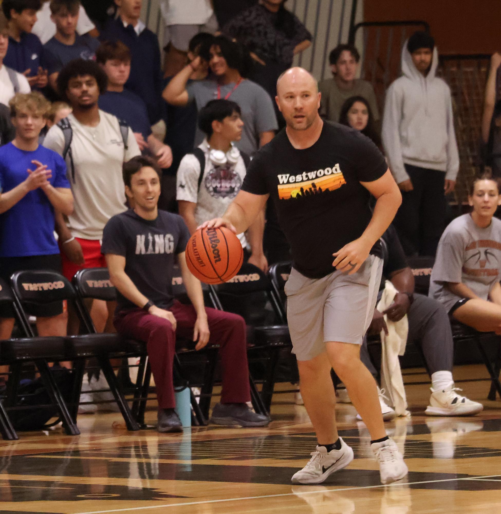 Staff Dominates in Annual Student Versus Staff Basketball Game