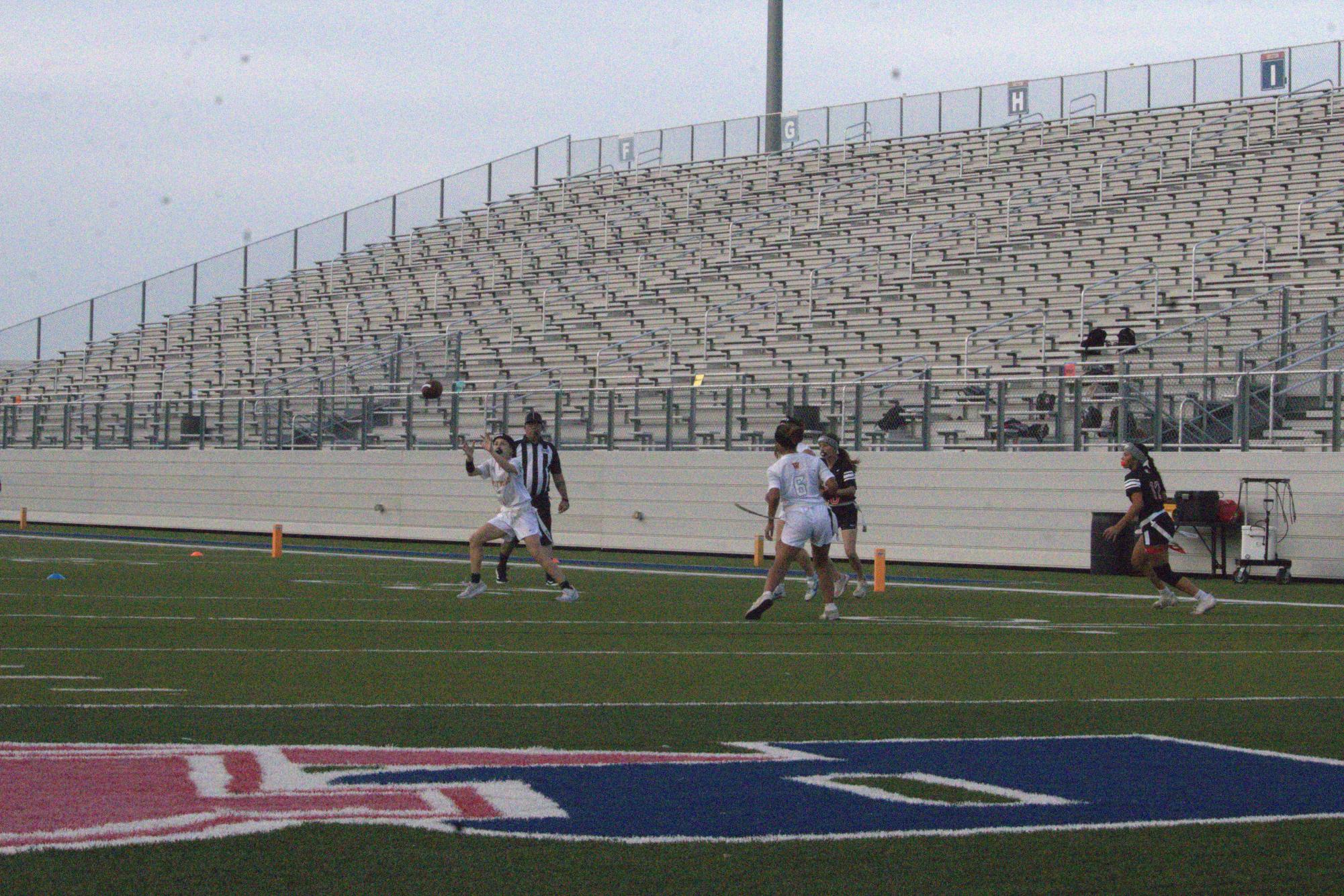 Flag Football Pushes Through Tough Battle Against the Pflugerville Panthers
