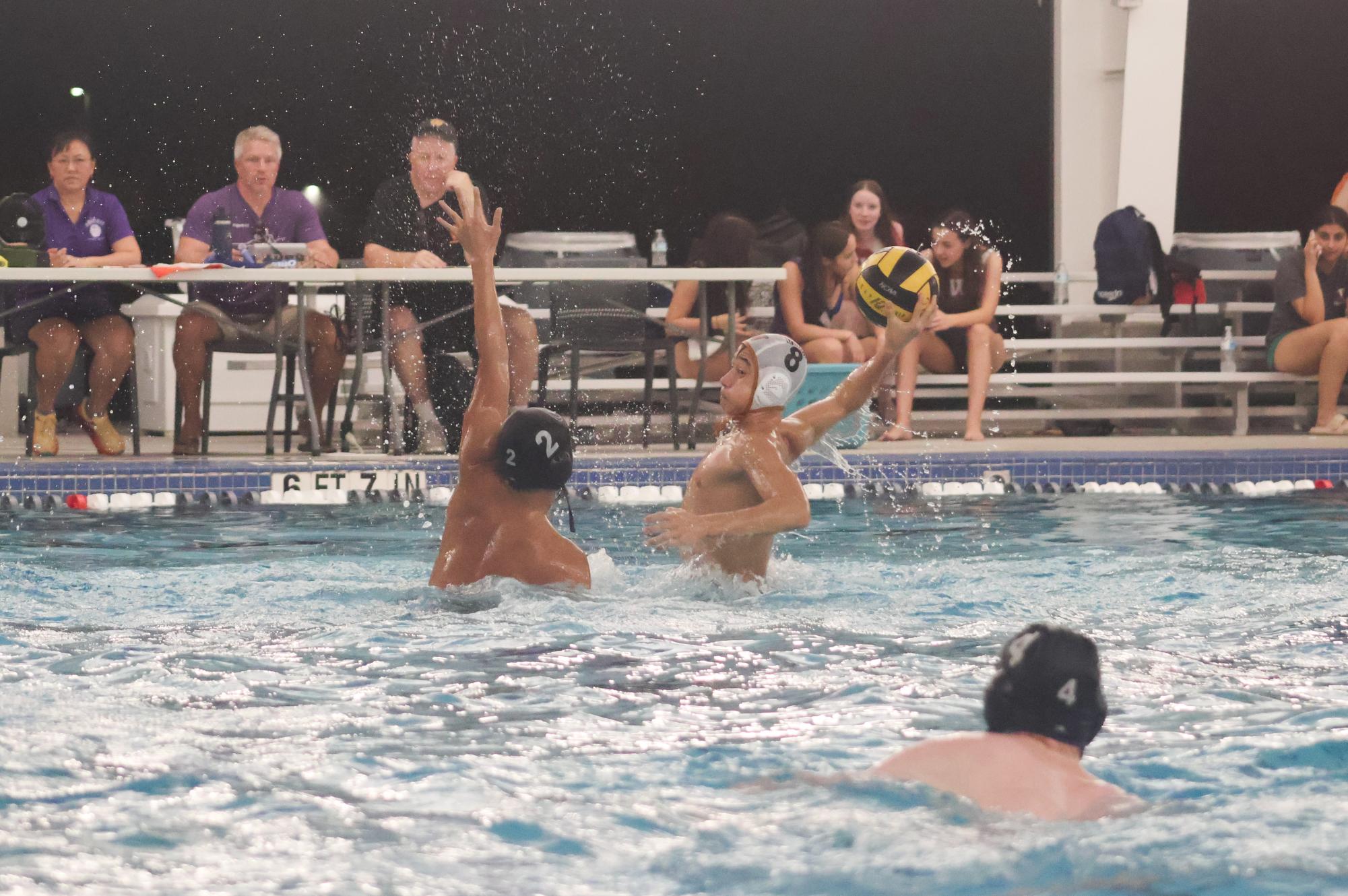 Expertly keeping the ball away from Cedar Ridge, Jean Castel '29 prepares to pass the ball to help the Warriors advance towards the Raiders' goal. Castel scored multiple goals for the Warriors, and was a key part of the team's offense. 