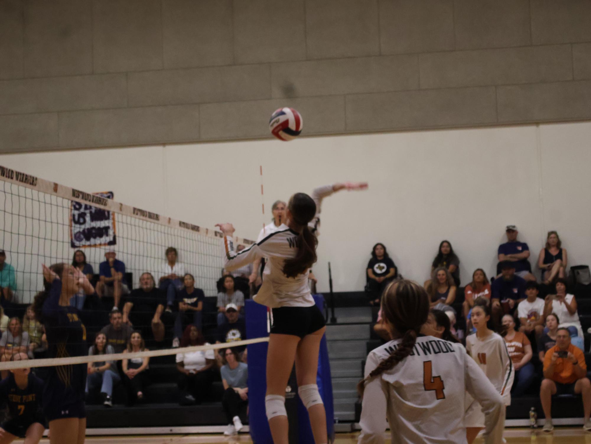 Stony Point Falls Victim to JV White Volleyball 2-1