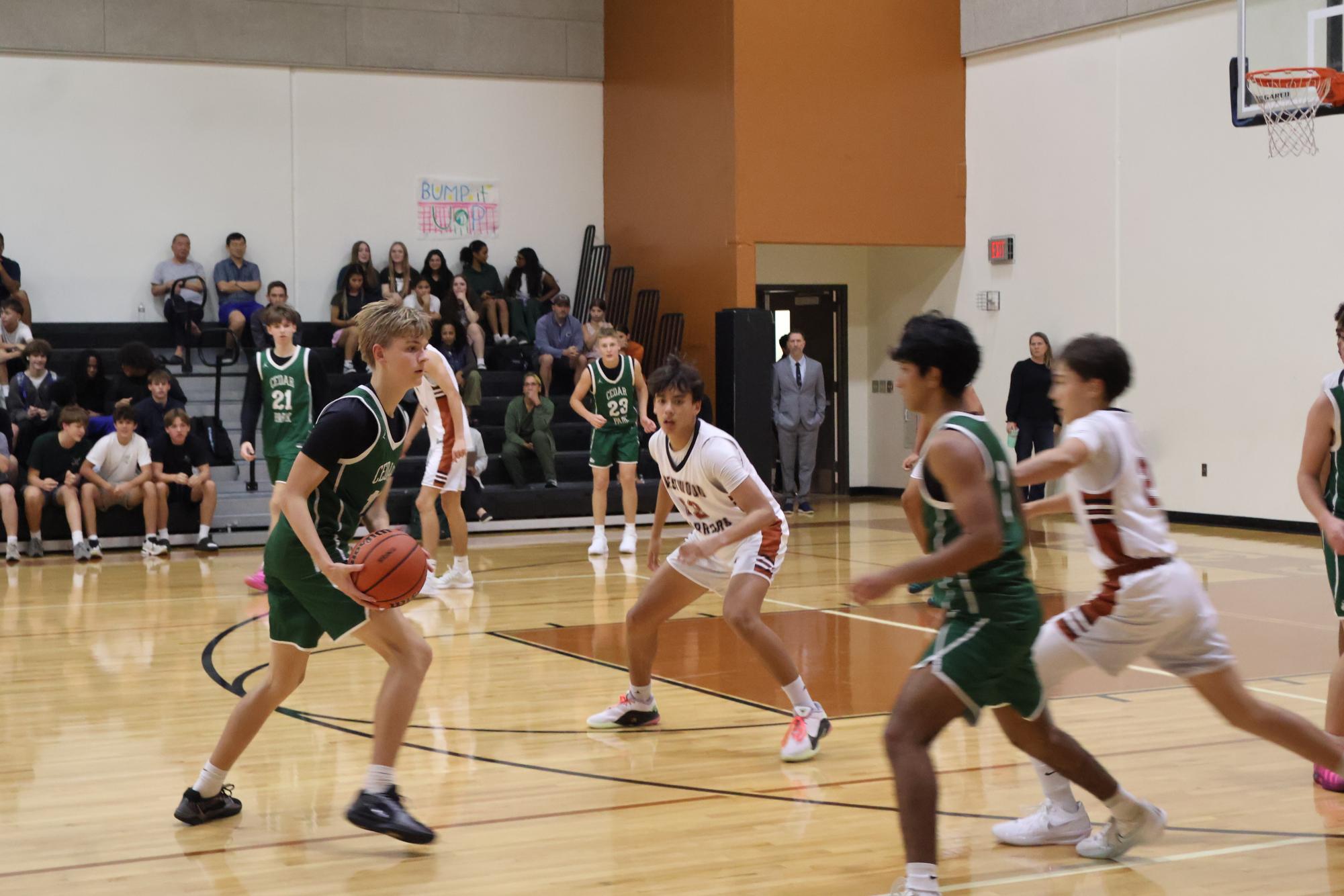 Freshmen Boys Basketball Crushes Timberwolves 61-33