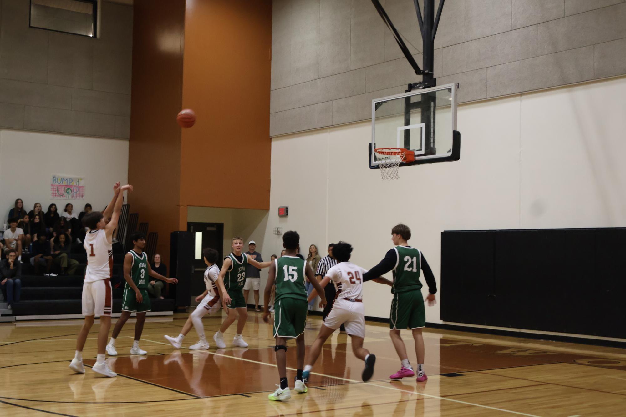 Freshmen Boys Basketball Crushes Timberwolves 61-33