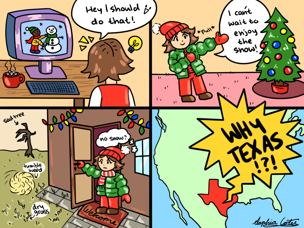 With the coming winter season, snow covers the country but per-usual Texas gives its residents a dry, snowless winter..