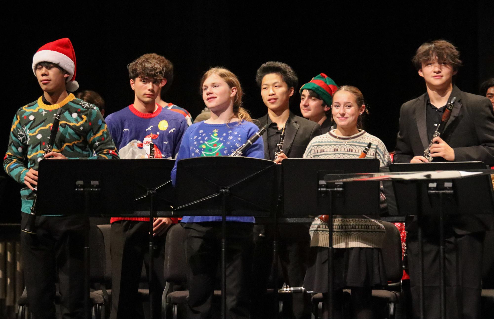 Warrior Band Spreads Holiday Spirit at Winter Concert