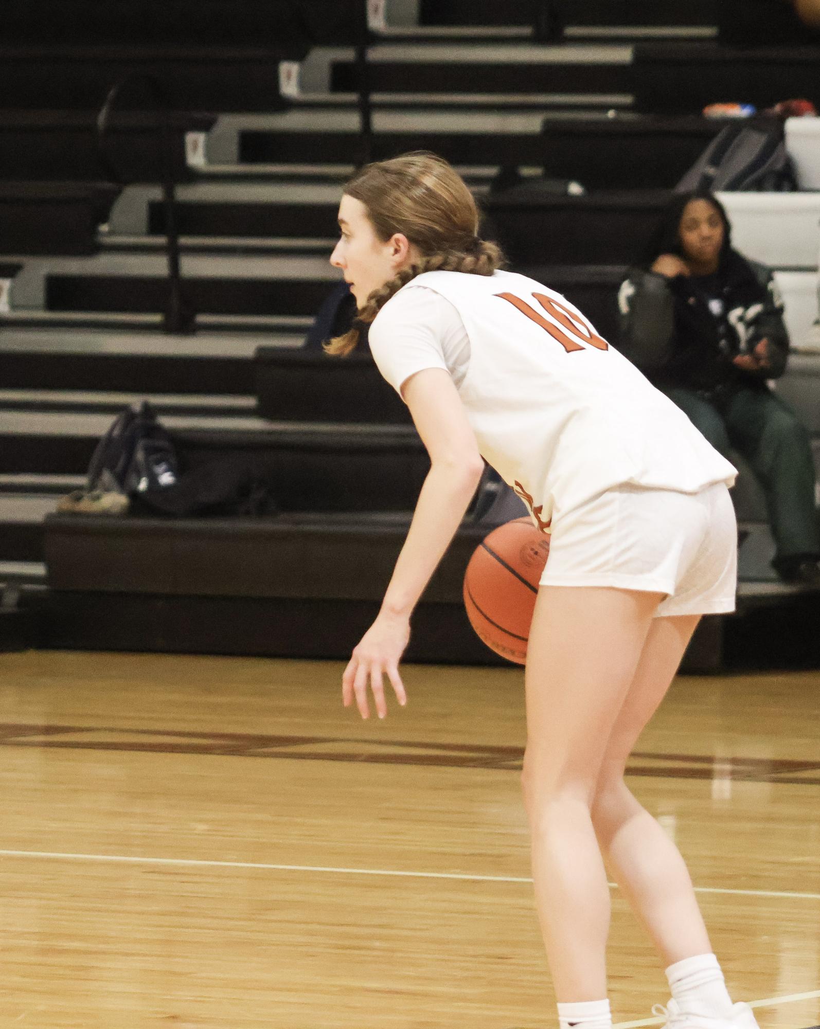 JV Women's Basketball Defeats Rival McNeil Mavericks 42-41
