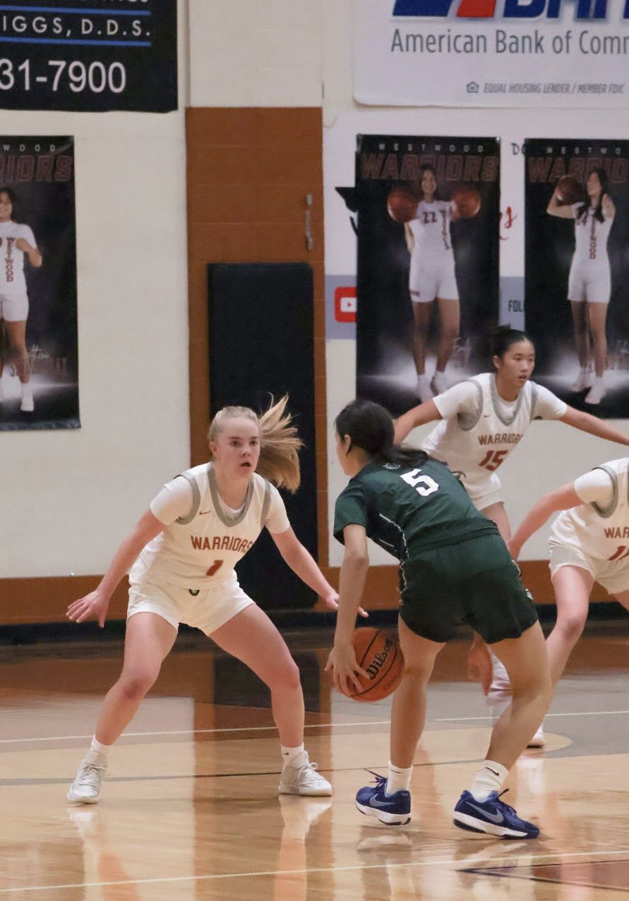 Women's Varsity Basketball Dominates Court Against the Mavericks 56-40.