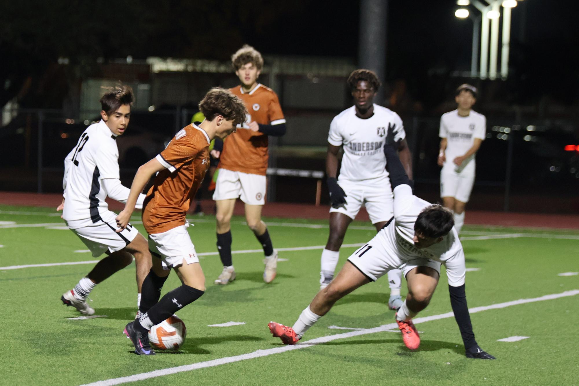 Varsity Mens Soccer Shut Out Anderson 3-0