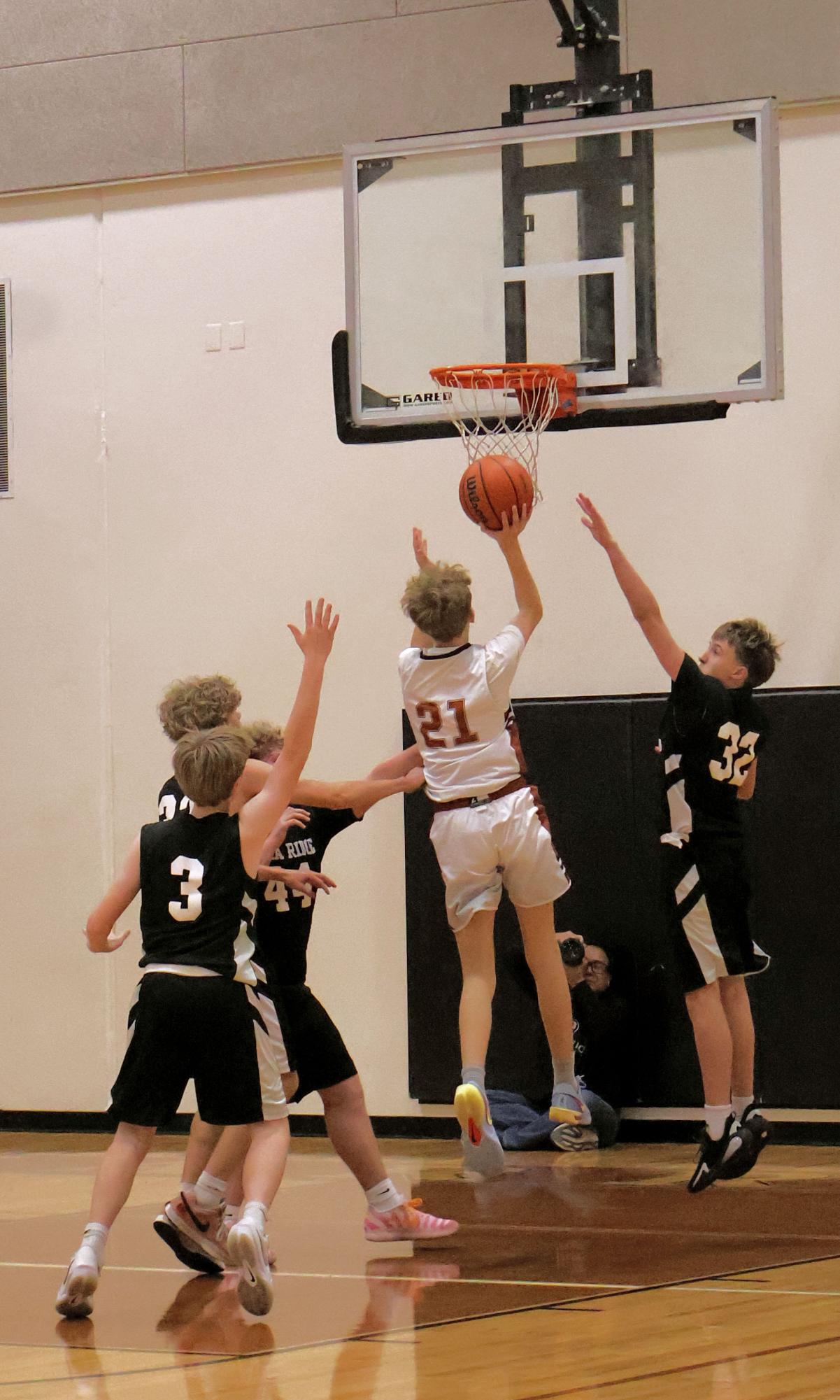 Freshman B Boys Basketball Strike Down Vista Ridge 49-39