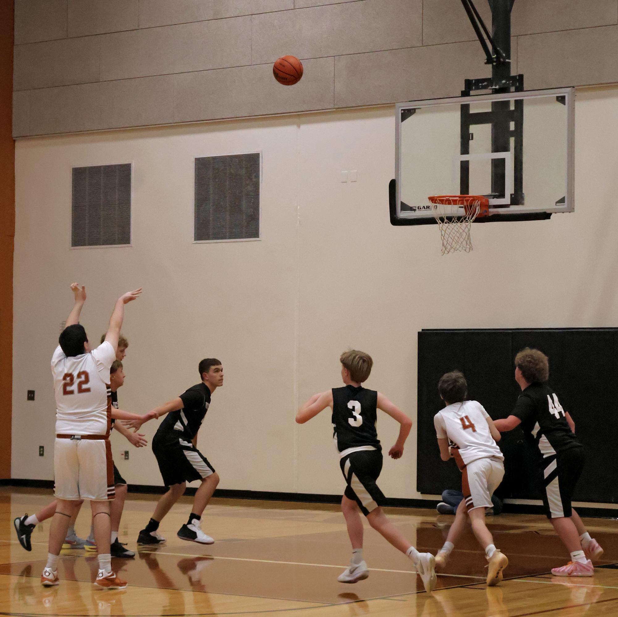 Freshman B Boys Basketball Strike Down Vista Ridge 49-39