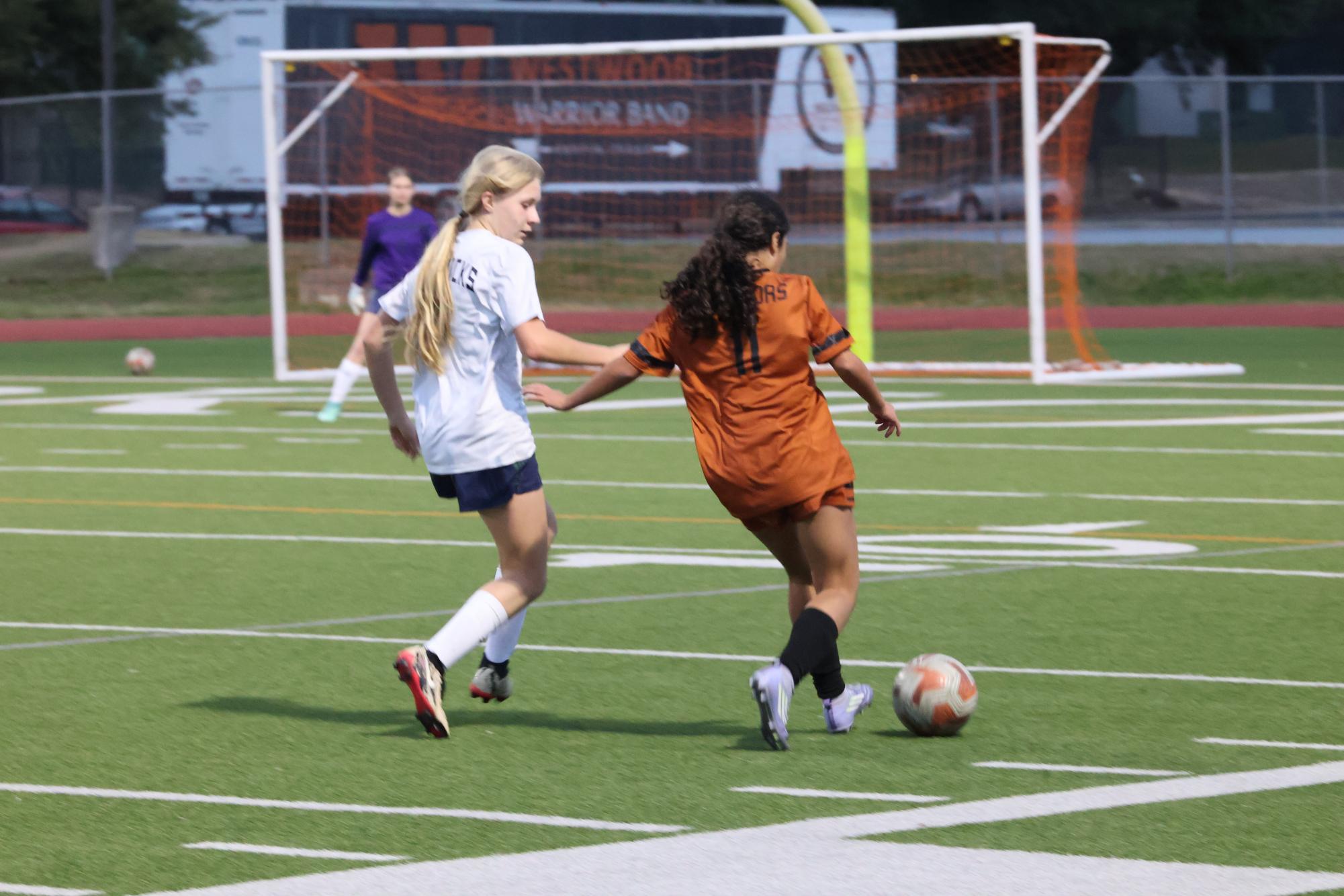 JV Girls Soccer Demolish McNeil 2-0