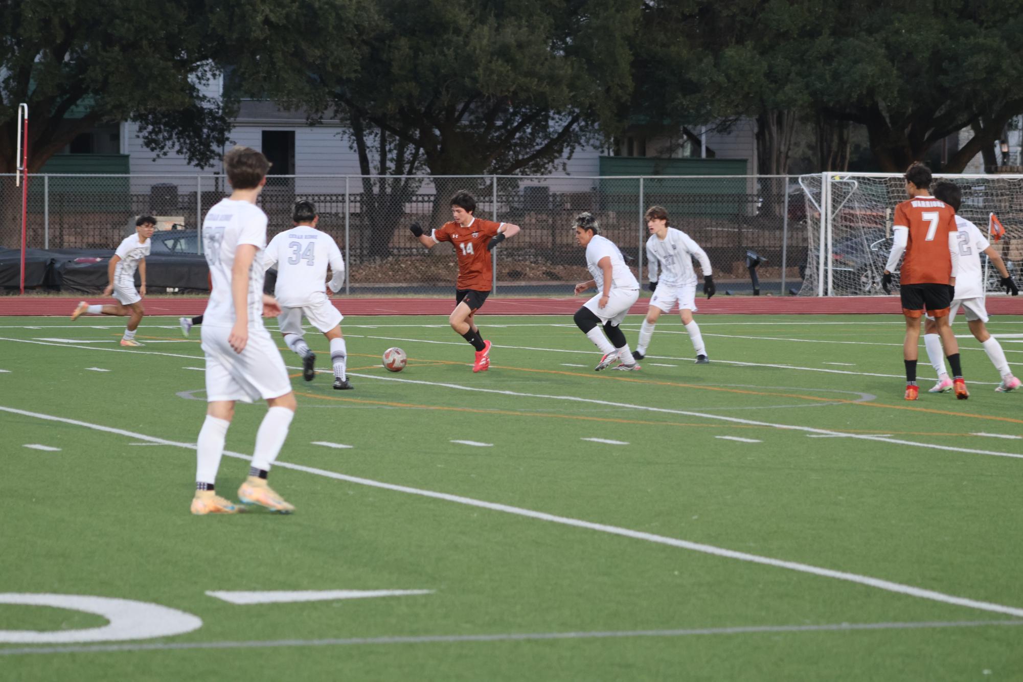 JV Orange Boys Soccer Rallies Past Cedar Ridge in 4–2 Victory