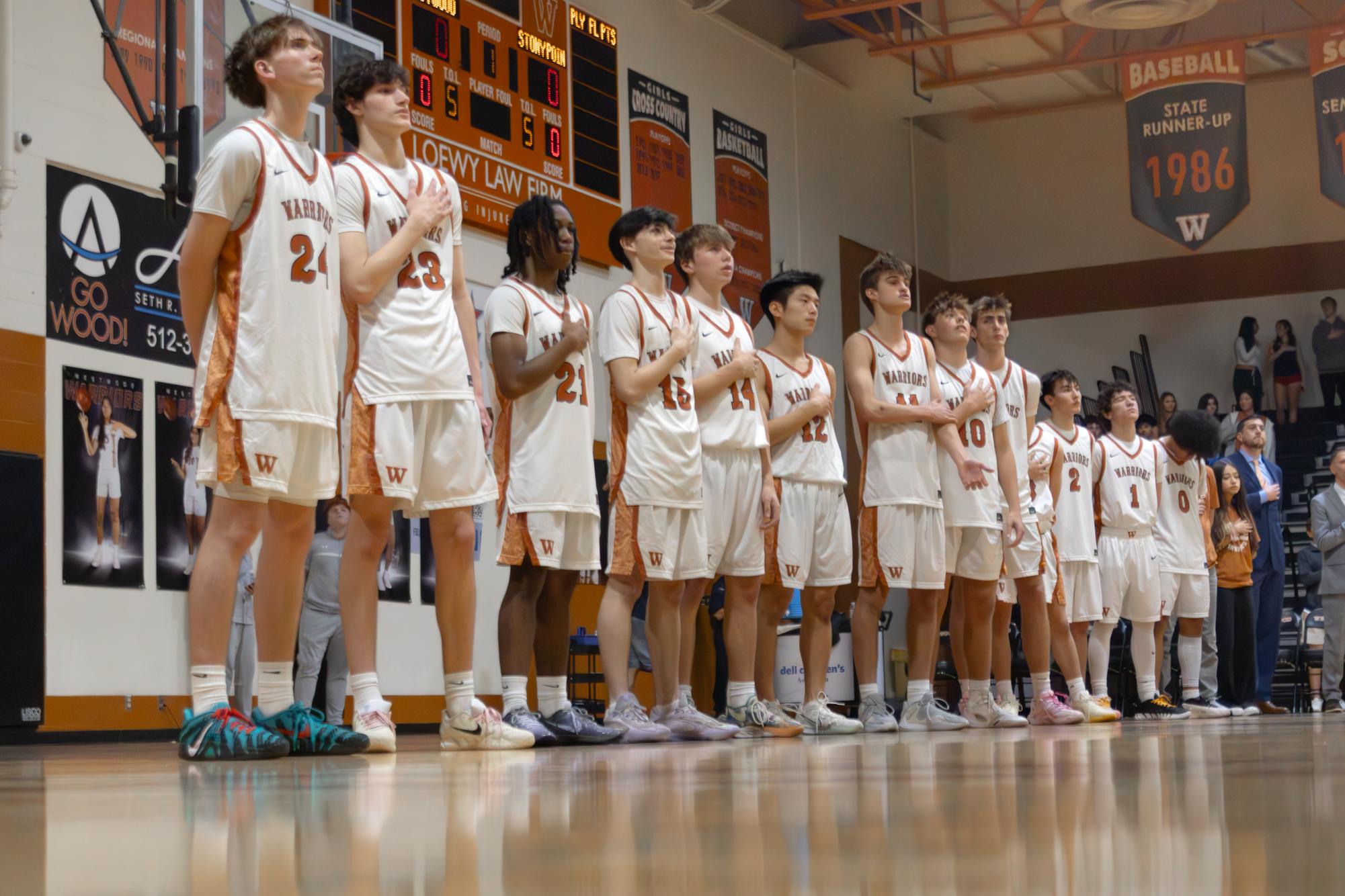 Varsity Boys Basketball Cruise Through 79-41 Victory Against Stony Point