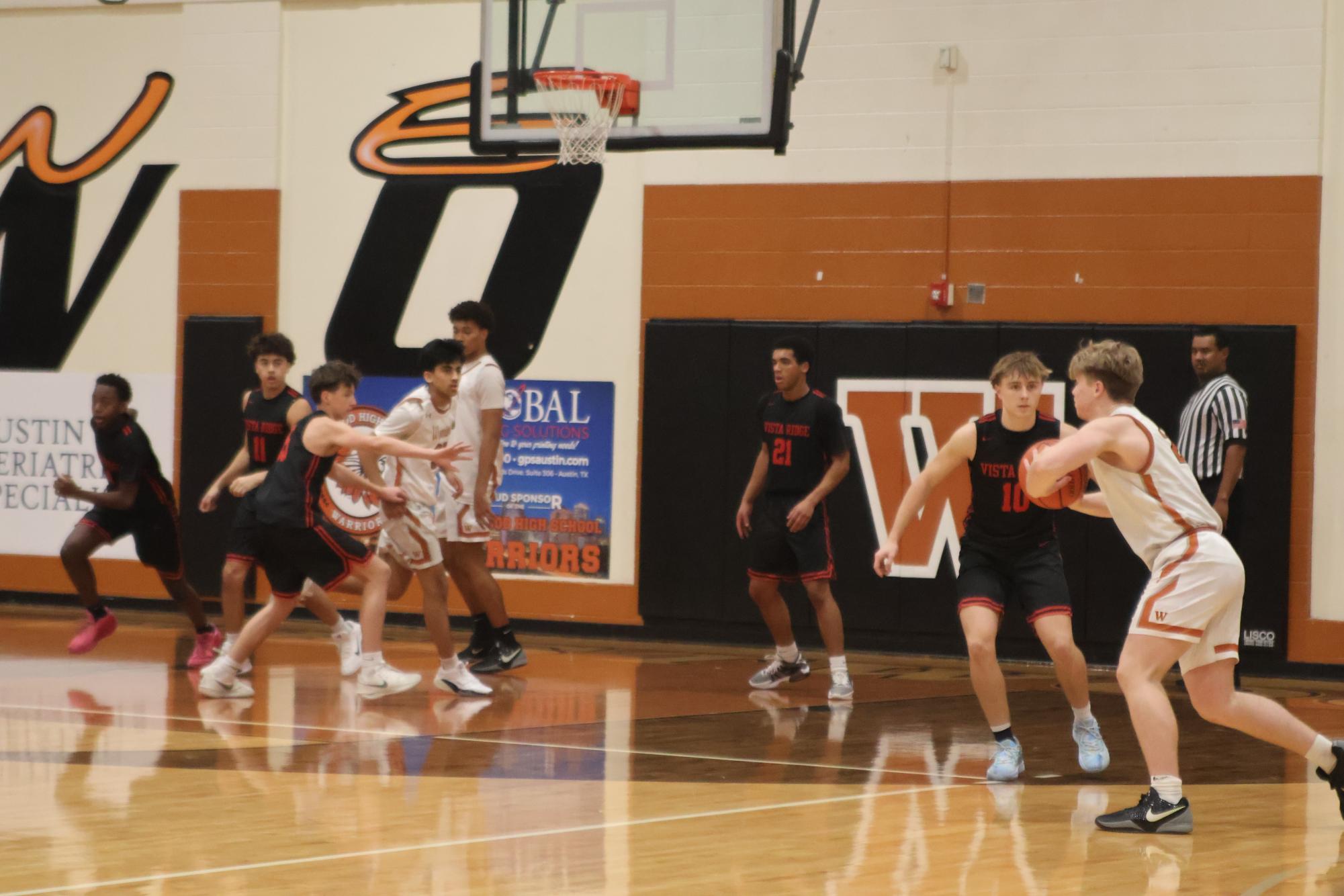 JV Boys Basketball Flattened the Vista Ridge Rangers 45-23