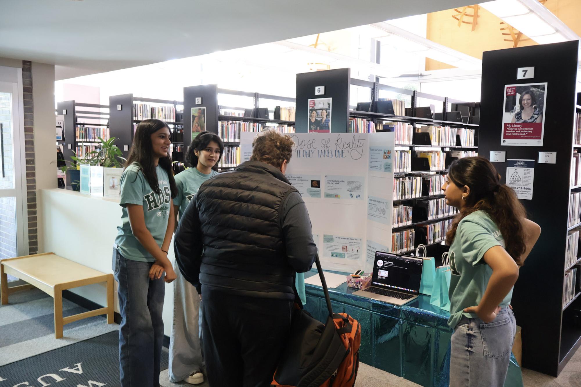 Reality Check: Dose of Reality Students Raise Awareness About Opioid Misuse at City Library