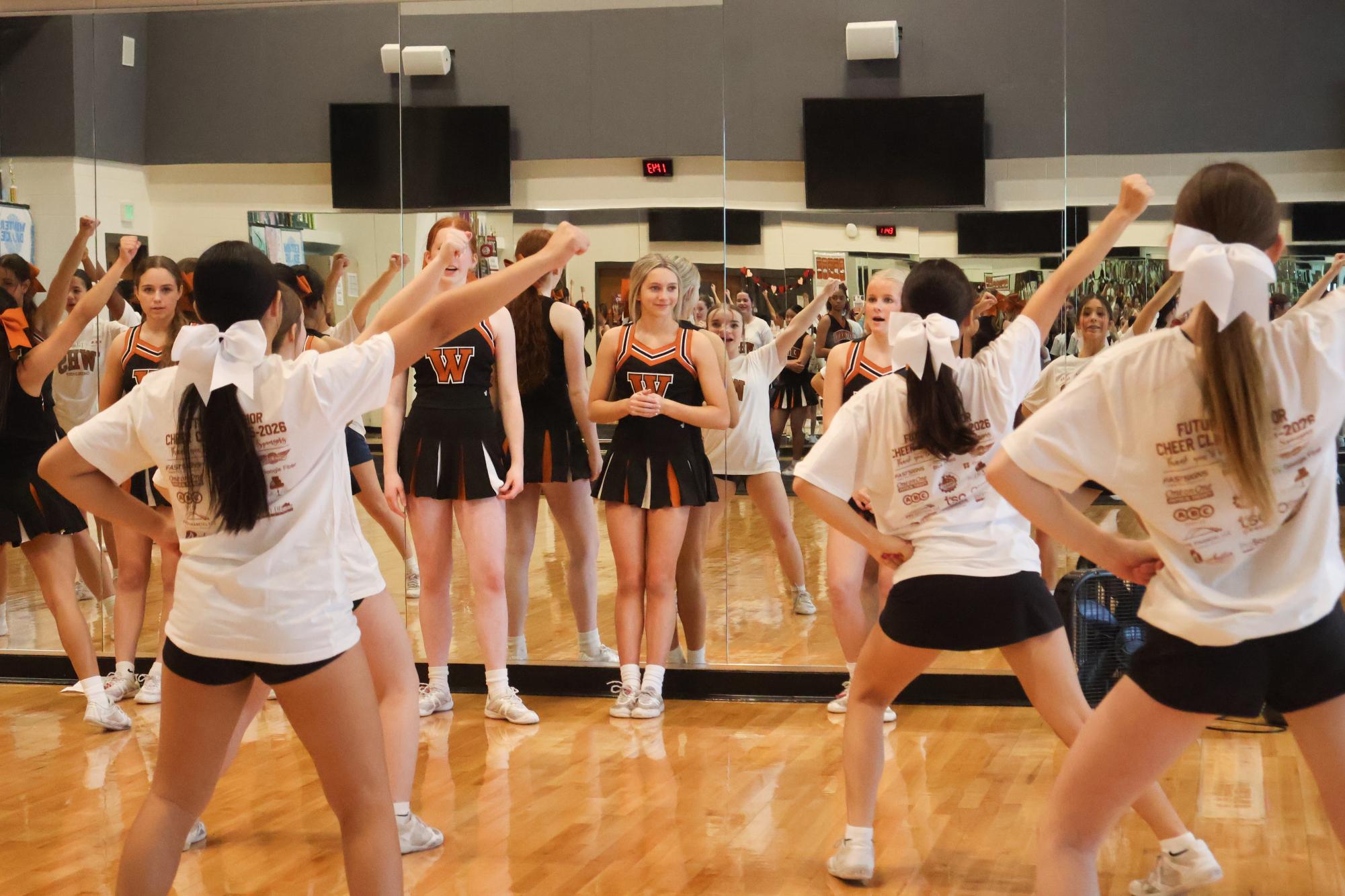 Training the Cheerleaders of Tomorrow: Cheer Hosts Annual Cheer Clinic