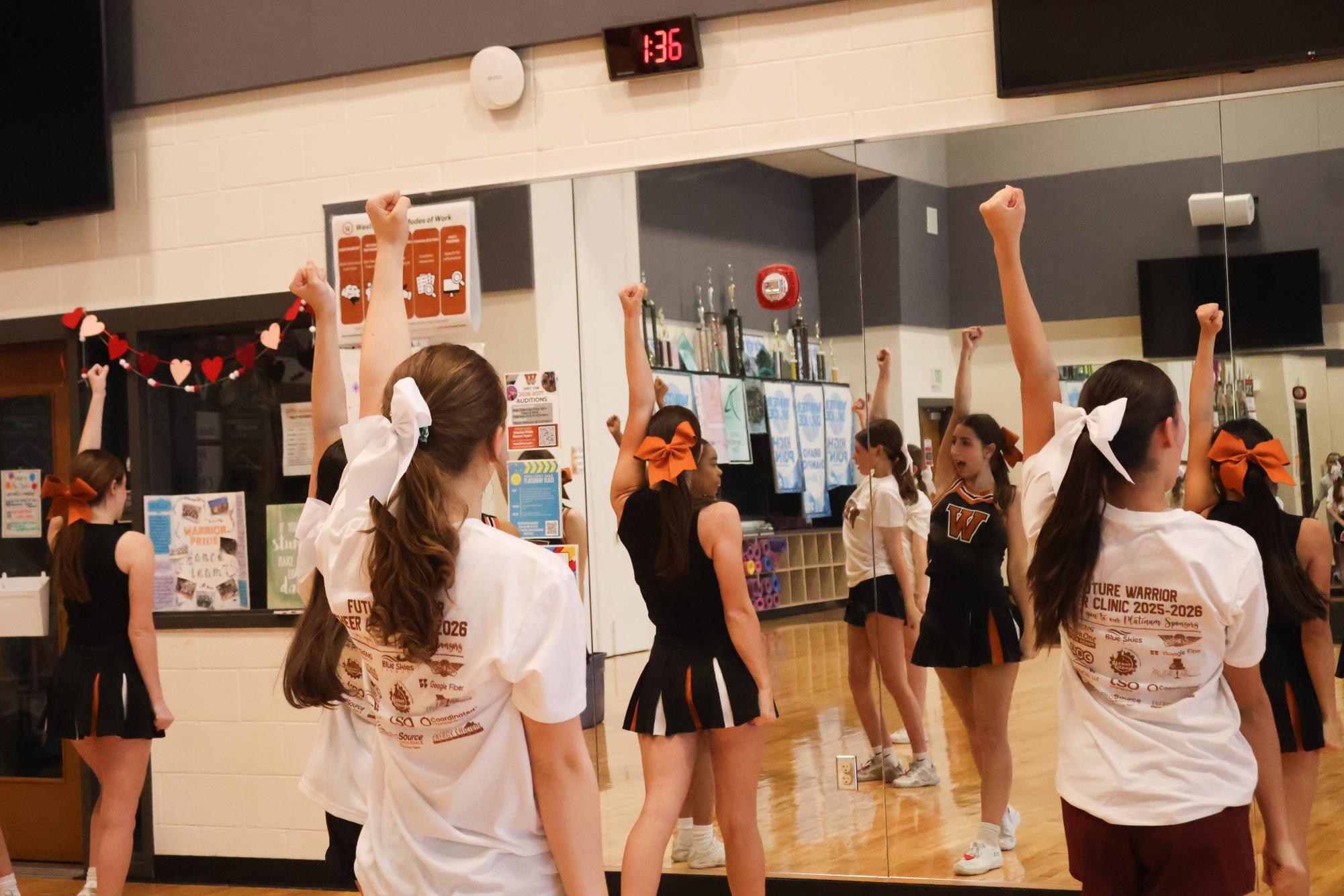 Training the Cheerleaders of Tomorrow: Cheer Hosts Annual Cheer Clinic