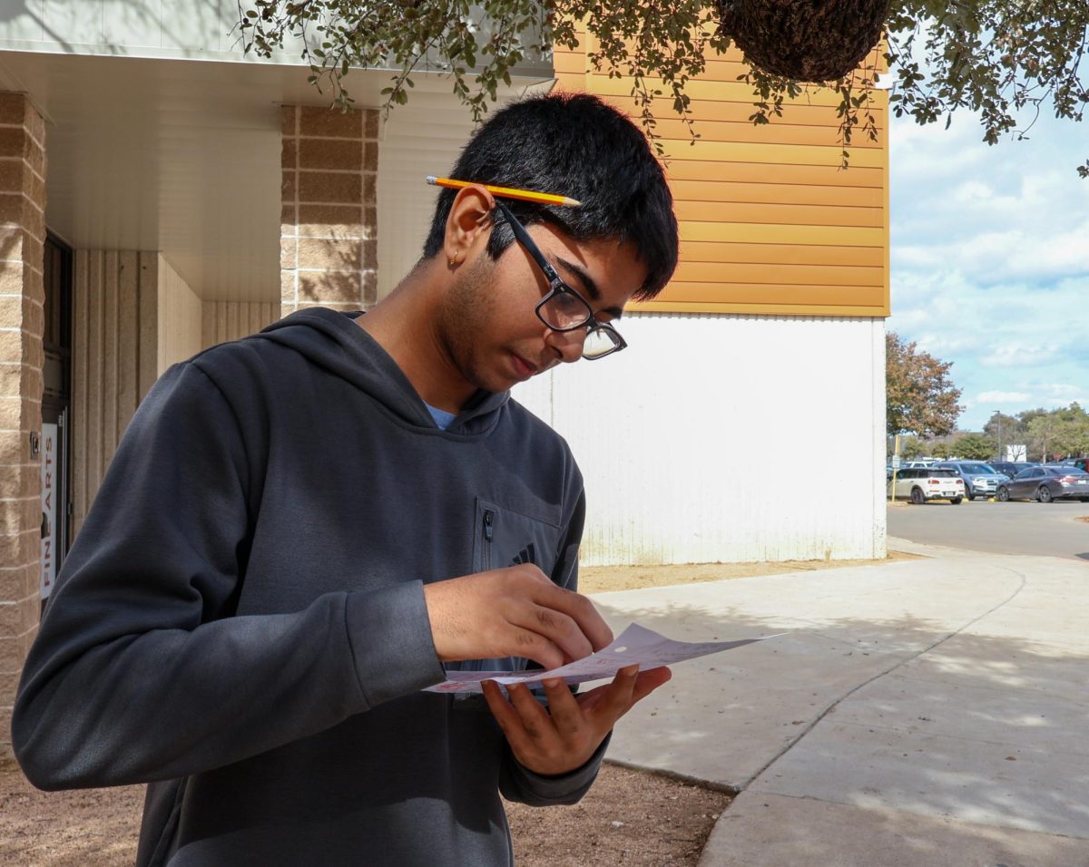 Pencil tucked behind his ear, Amogh Akella '26 surveys his scratch paper. As one of 300 Regeneron Science Talent Search Scholars, Akella harnessed his long-standing passion for mathematics, honed through sweeping various math competitions across the country and proving multiple theorems utilizing graph theory and theoretical computer science.