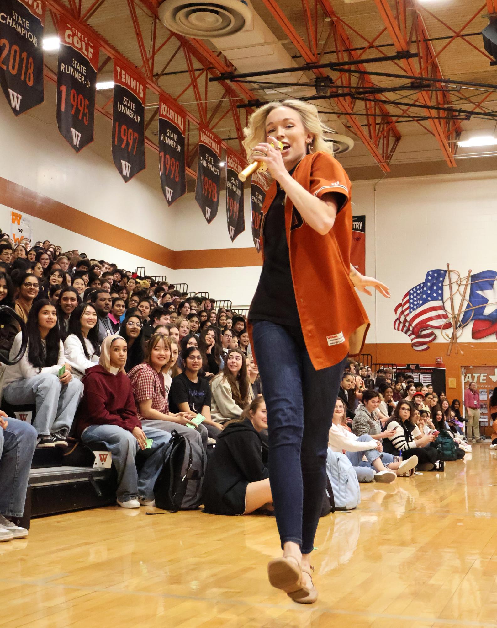 Teachers Lip Sync at First Pep Rally of the Semester