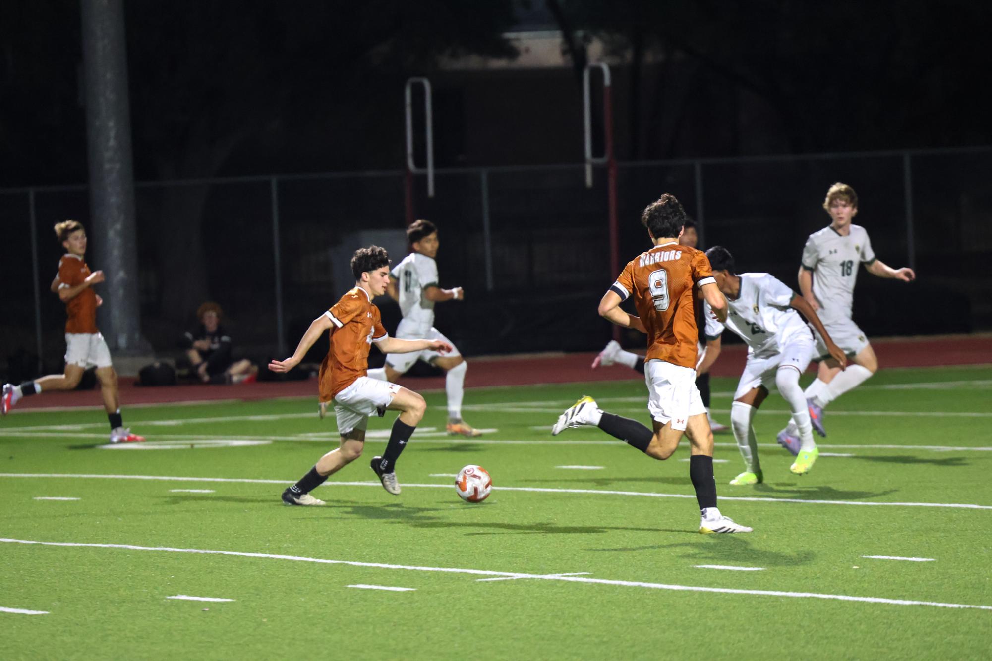 Varsity Boys Soccer Command the McNeil Mavericks 3-0