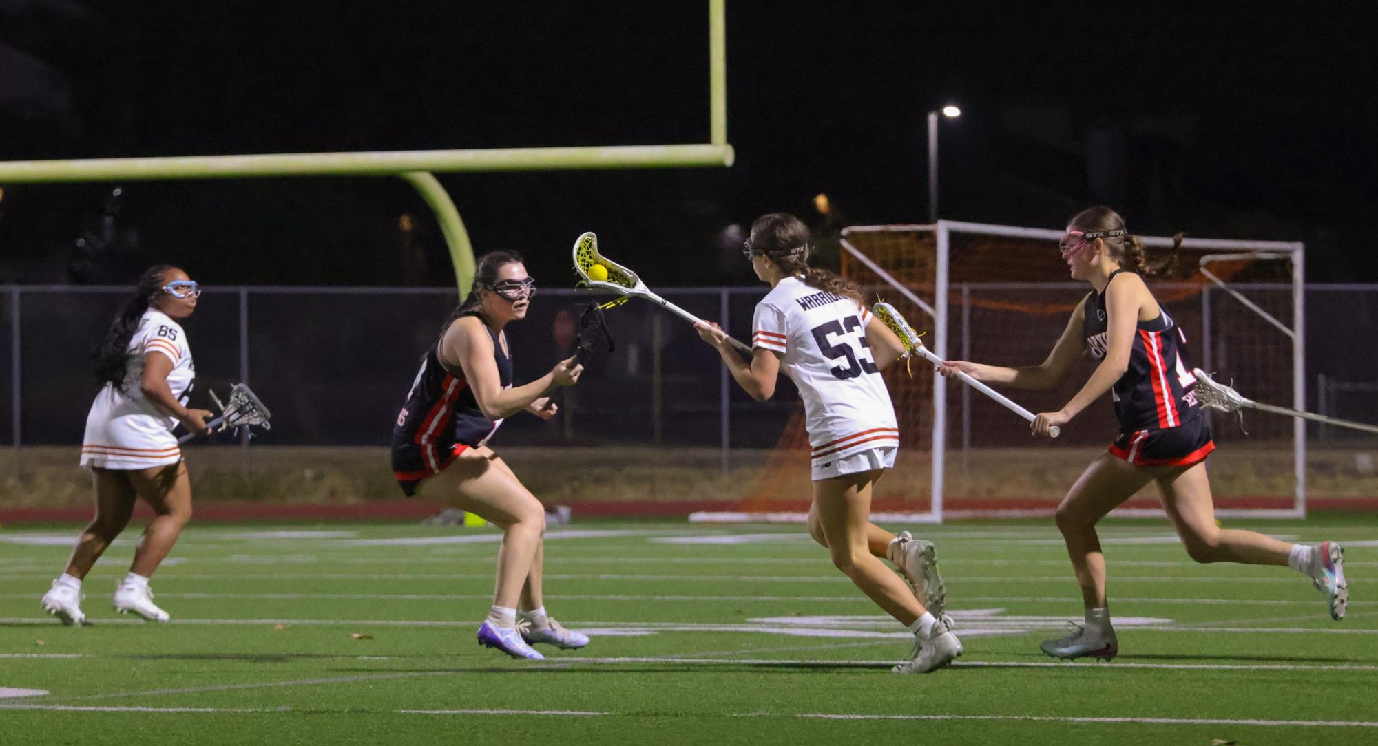 JV Girls Lacrosse Strikes Down Bowie Bulldogs 4-3