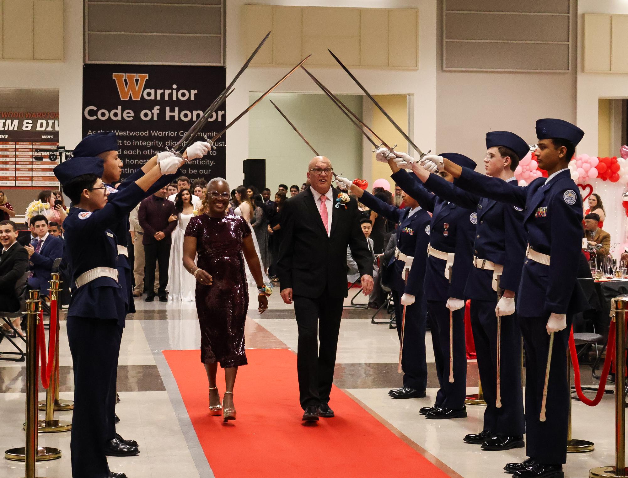 AFJROTC Cadets Celebrate Valentine’s Day at Masquerade of Hearts Military Ball