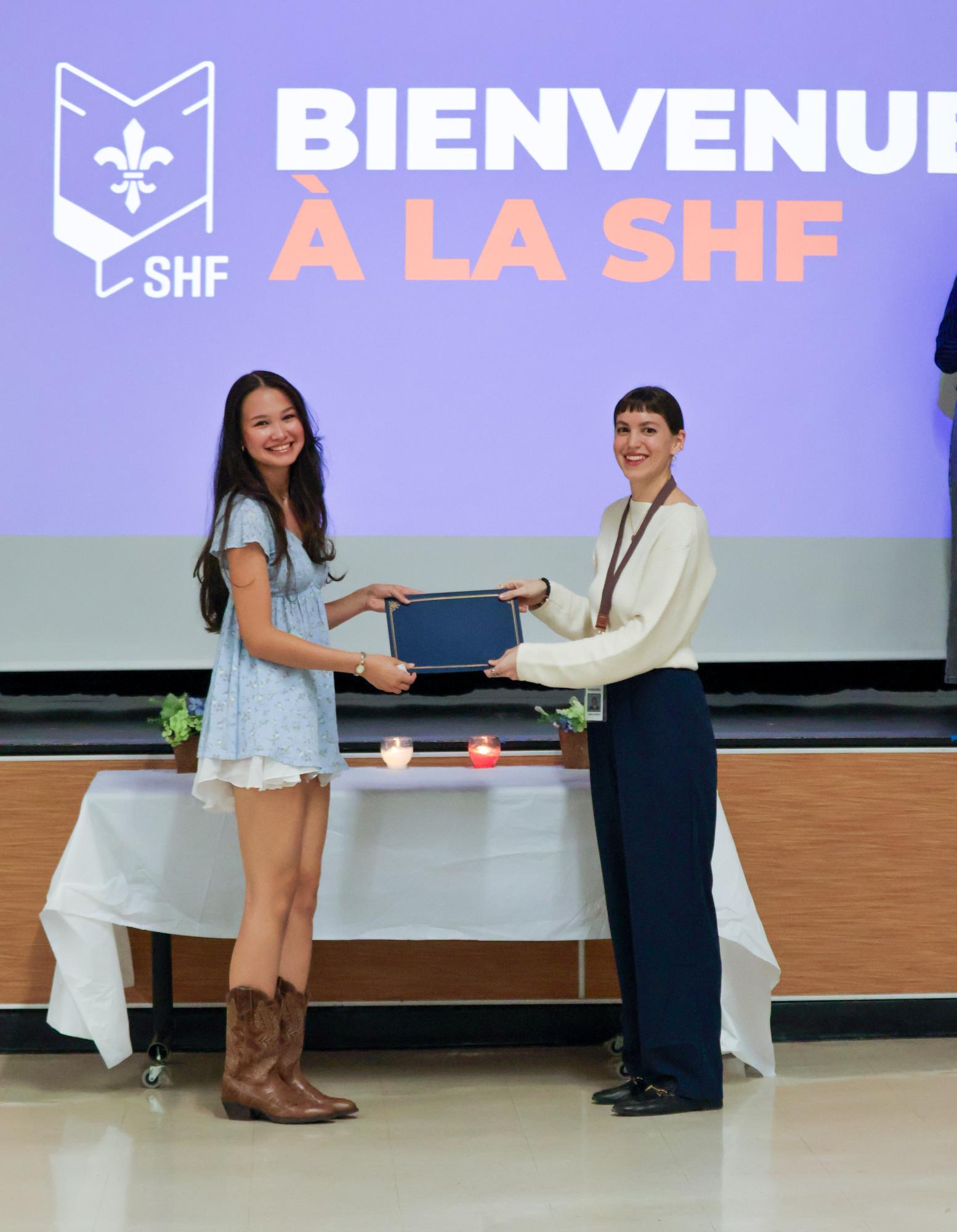 Passing the Torch: National French Honor Society Welcomes 32 Inductees