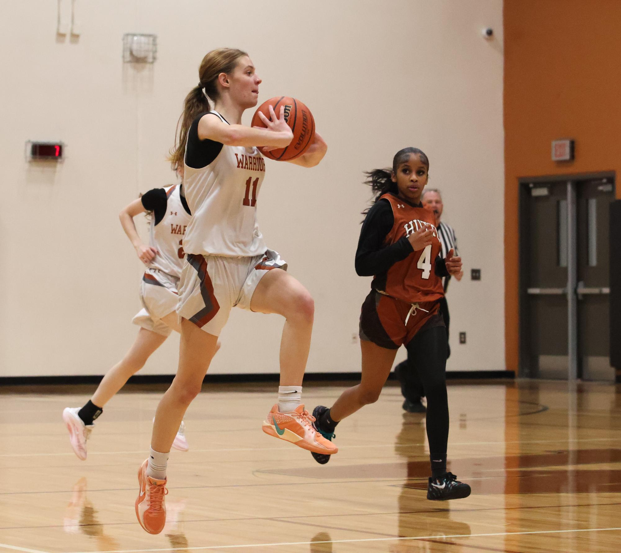 Freshman Girls’ Basketball Demolishes Hutto Hippos 41-15