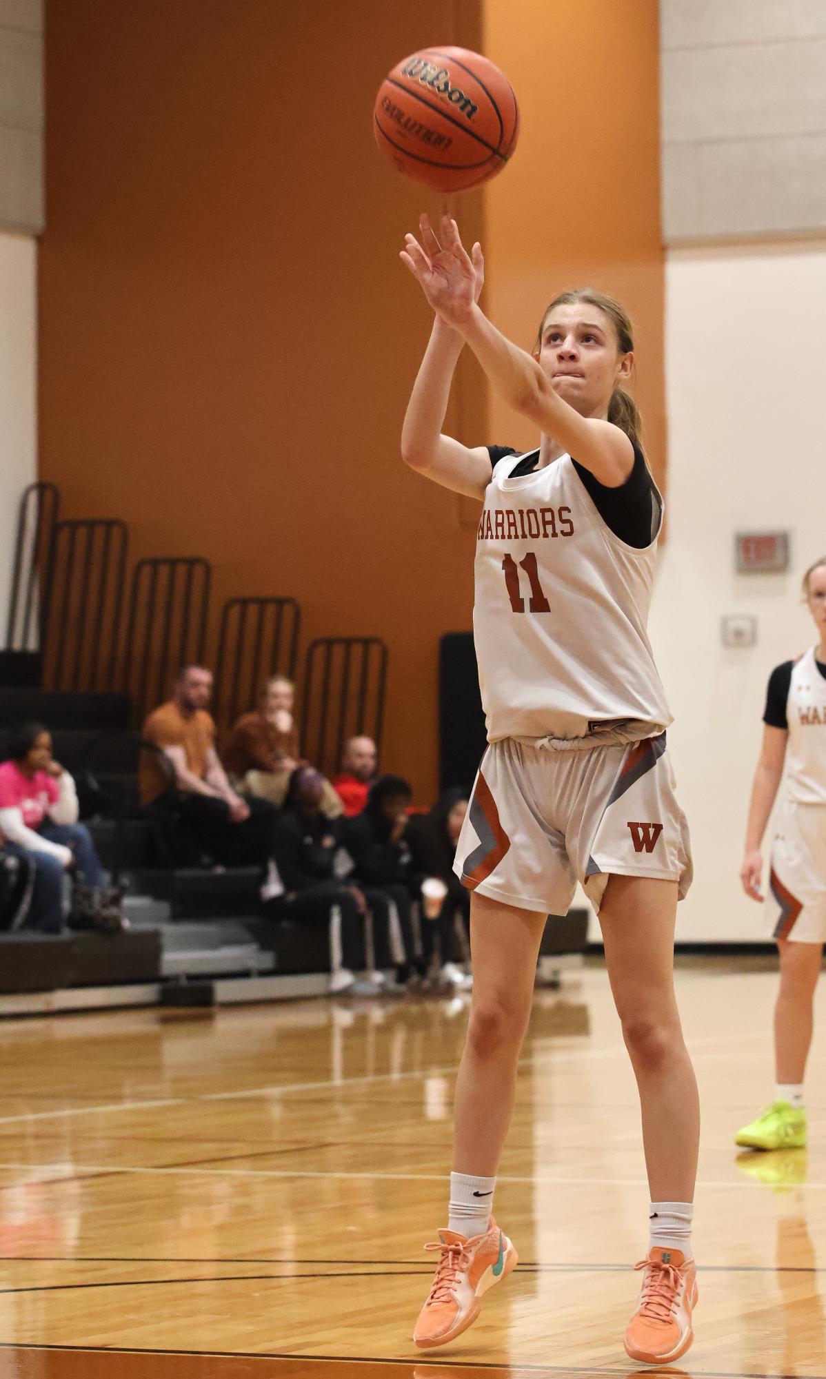 Freshman Girls’ Basketball Demolishes Hutto Hippos 41-15